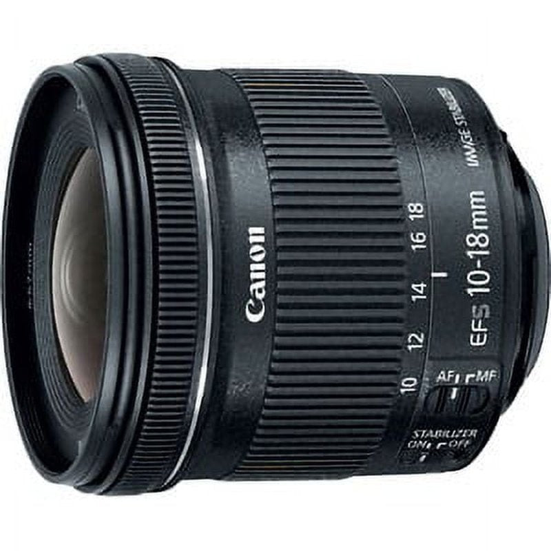 Canon EF-S 10-18mm f/4.5-5.6 IS STM Ultra Wide Angle Zoom Lens for DSLR Cameras - Perfect for Landscape, Architecture & Interior Photography