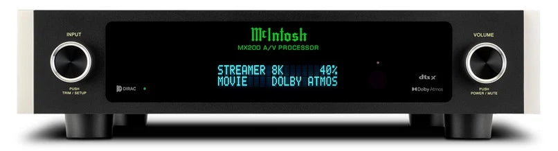 McIntosh MX200 High-Performance A/V Processor - Premium Home Theater Audio Video Receiver - Perfect for Home Cinema, Gaming & Music Systems