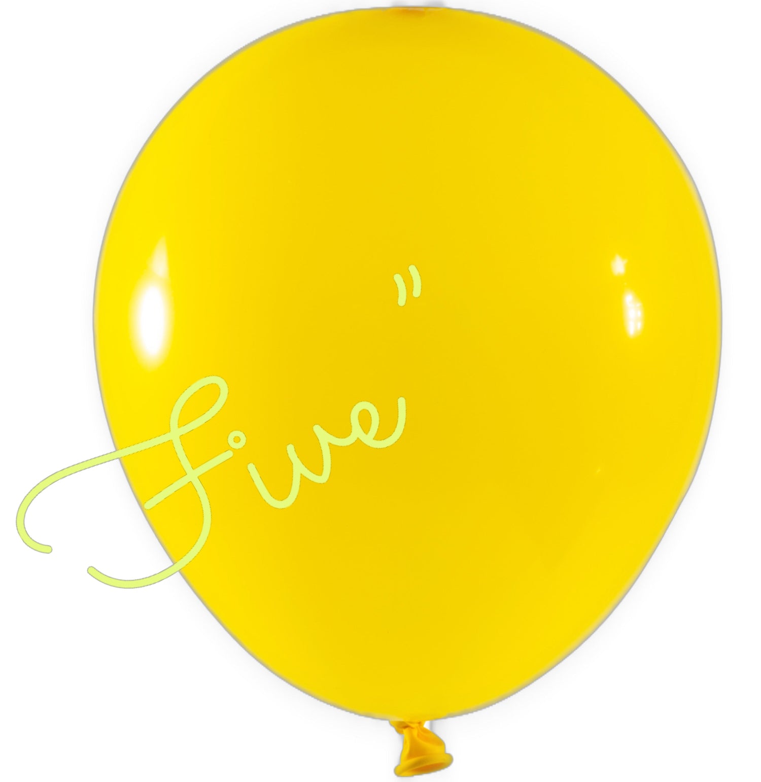 100-Pack 5-Inch Yellow Latex Balloons for Birthday Parties, Baby Showers & Decorations | Premium Quality, Strong & Durable