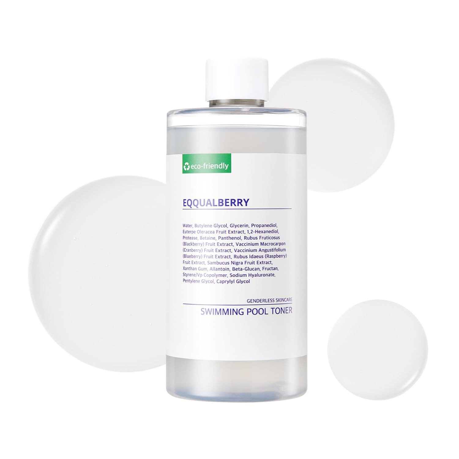 Gentle Exfoliating Swimming Pool Toner with Natural Enzymes & Hyaluronic Acid | Korean Skincare for Sensitive Skin | Daily Hydrating Facial Toner 10.14 Fl Oz (300ml) | Perfect for Post-Swim Skin Recovery & Summer Skincare Routine