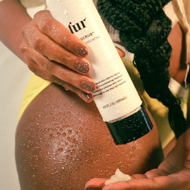 Luxury Fur Silk Scrub - Exfoliating Body Scrub for Smooth Skin | Spa & Home Self-Care Essential