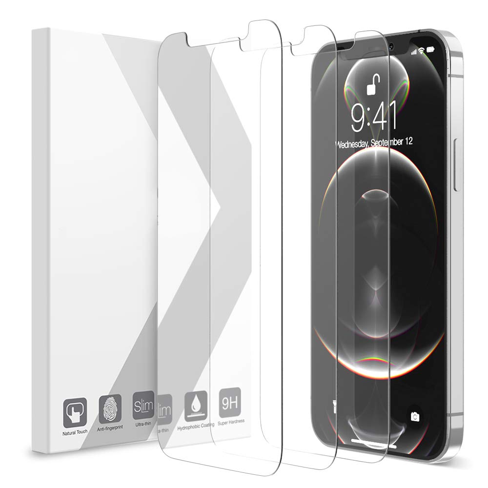 Premium Tempered Glass Screen Protector for iPhone 12 Pro Max (6.7 Inch, 2020 Model) - 3 Pack Anti-Scratch Case-Friendly Screen Film - Perfect for Work, Travel & Everyday Protection