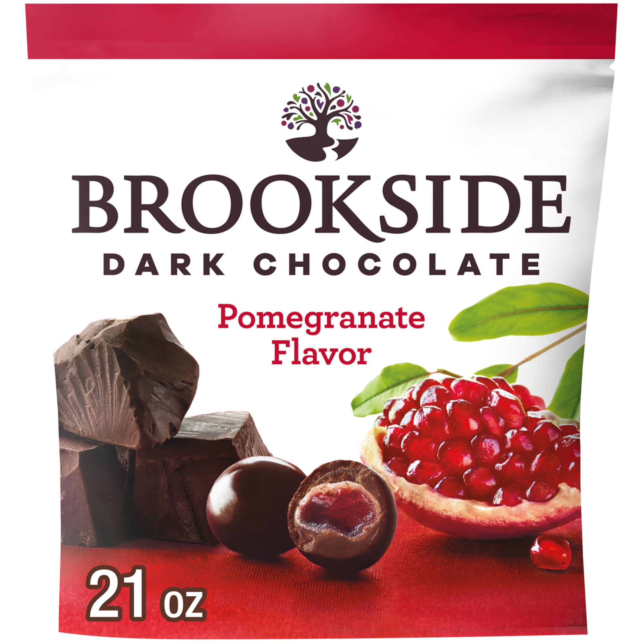 **BROOKSIDE Dark Chocolate Covered Pomegranate Snacks - 21 oz Bag | Antioxidant-Rich, Keto, Vegan & Gluten-Free Healthy Treat | Gourmet Chocolate Bites for Gifts & Holidays | Perfect for Yoga, Coffee Breaks, Hiking, Travel, Movie Nights, Office Snacks, Post-Workout & Desserts | Enjoy at Home, Work, Parties & Outdoor Adventures | Ideal for Healthy Snacking, Weight Management, and Special Occasions**