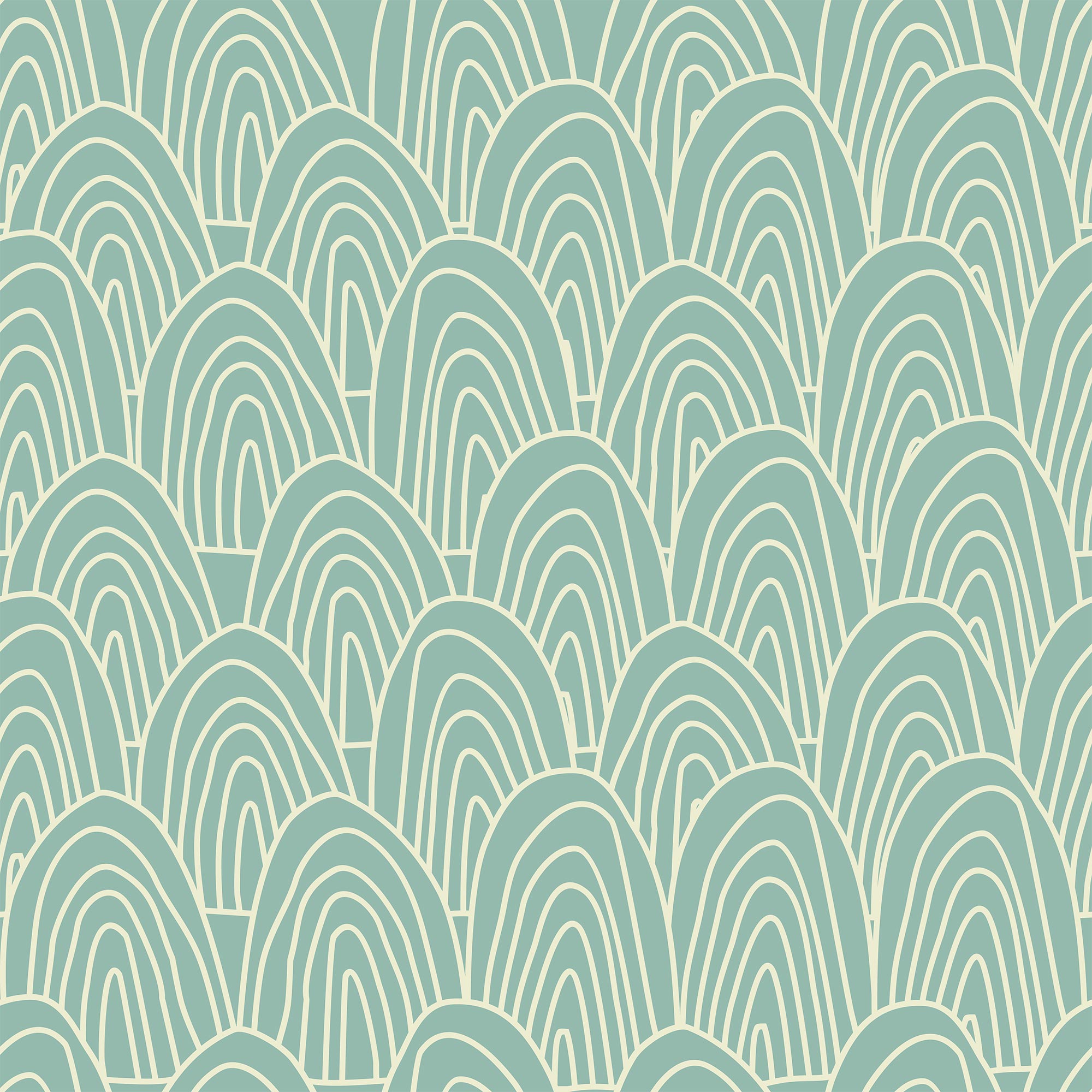 Green Bathroom Wallpaper Sample - Waterproof & Peel-and-Stick - Perfect for Bathrooms, Kitchens & Home Decor