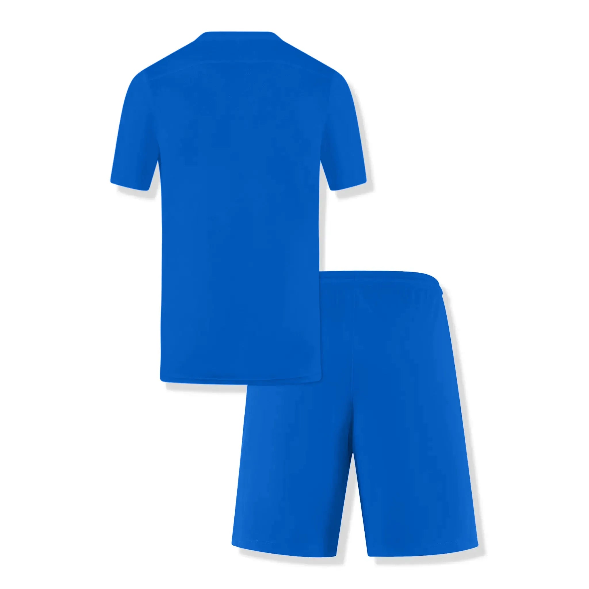 Nike Dri-FIT Park III Royal Blue & White T-Shirt and Shorts Set - Men's Athletic Workout Outfit for Running, Gym, and Casual Wear
