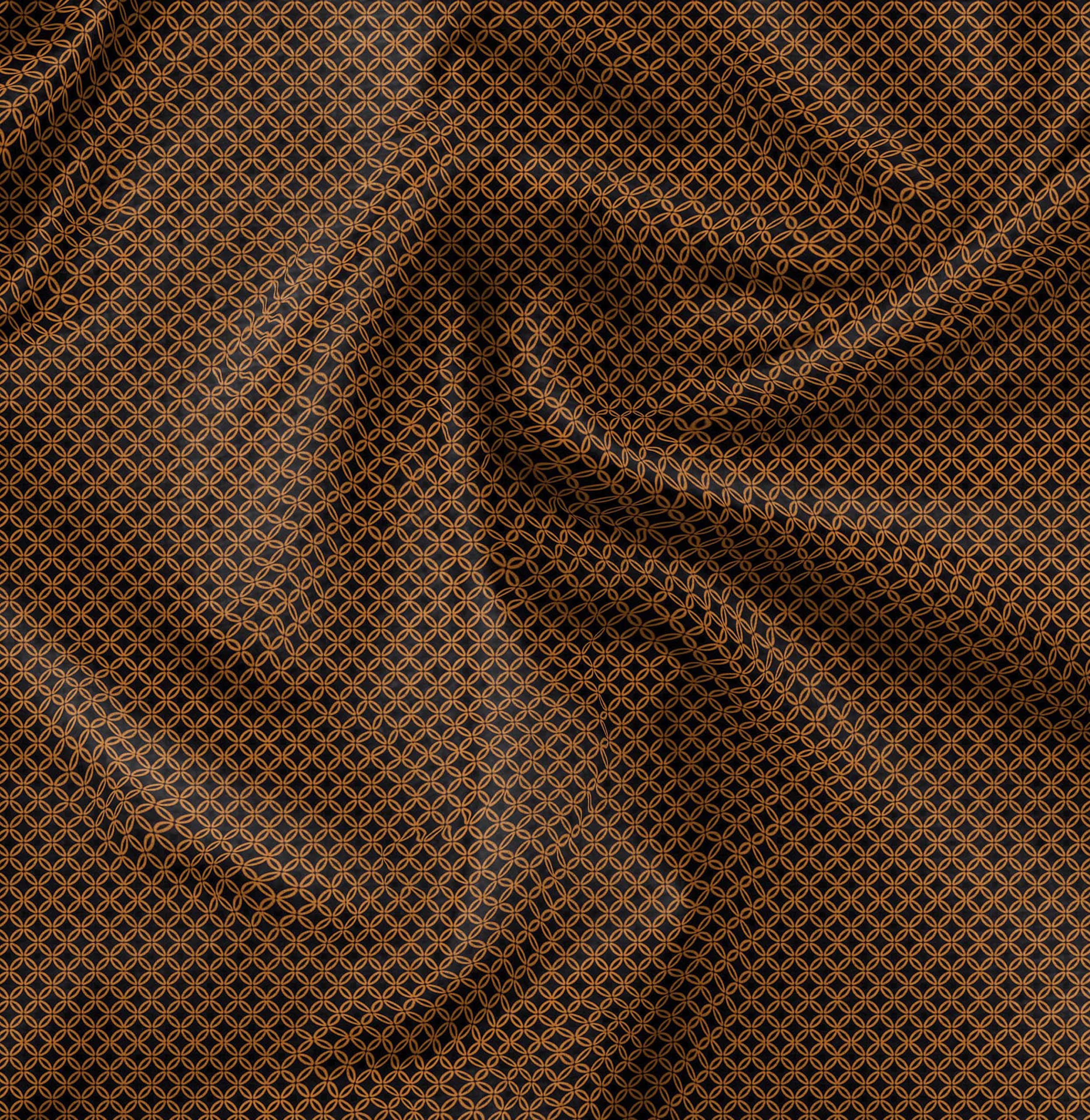 Soimoi Moss Georgette Black Fabric by The Yard - 42 Inch Wide Floral Geometric Printed Fabric for Dresses, Scarves & Home Decor - Botanical Artistic Patterns for DIY Fashion & Craft Projects