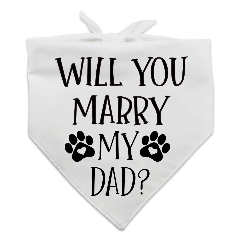Funny Wedding Pet Dog Bandana Scarf - Dog Engagement Announcement Bandana for Wedding Photos - Cute Pet Accessories Gift for Dog Lovers - Perfect for Engagement Announcements, Wedding Props & Special Occasions