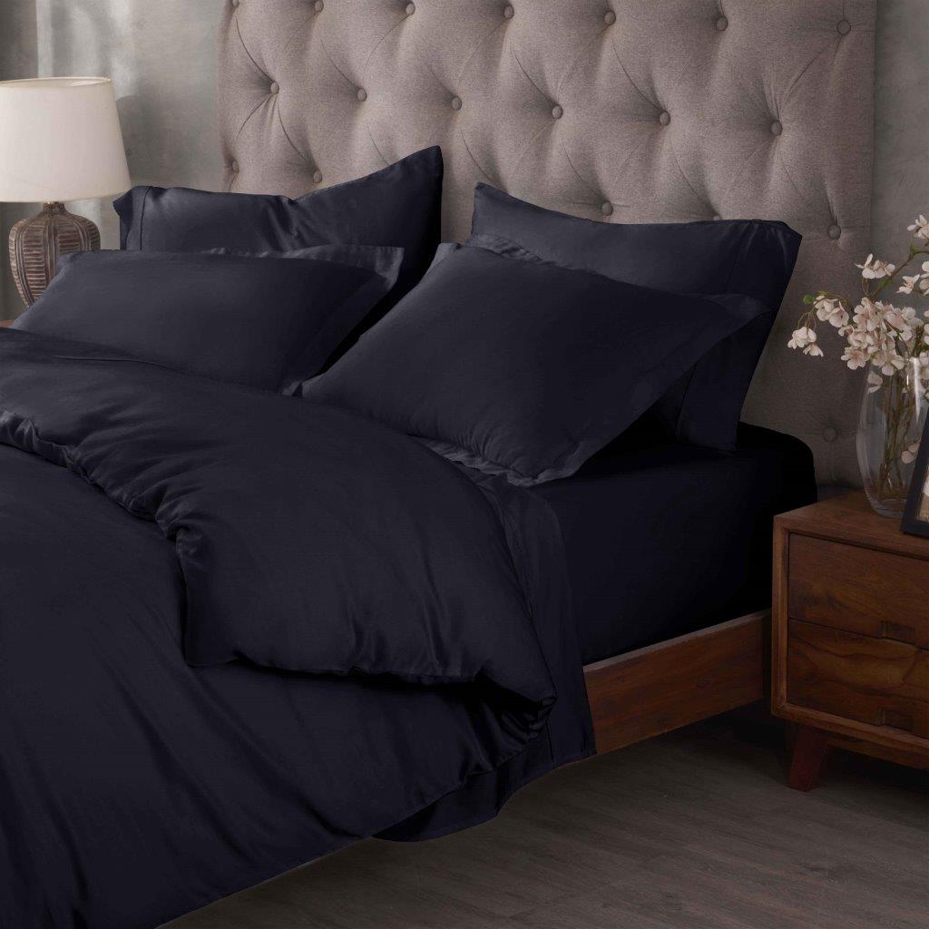 Premium Egyptian Cotton 400 Thread Count Duvet Cover Set - Ultra Soft & Breathable Bedding for Luxury Hotels & Master Bedrooms