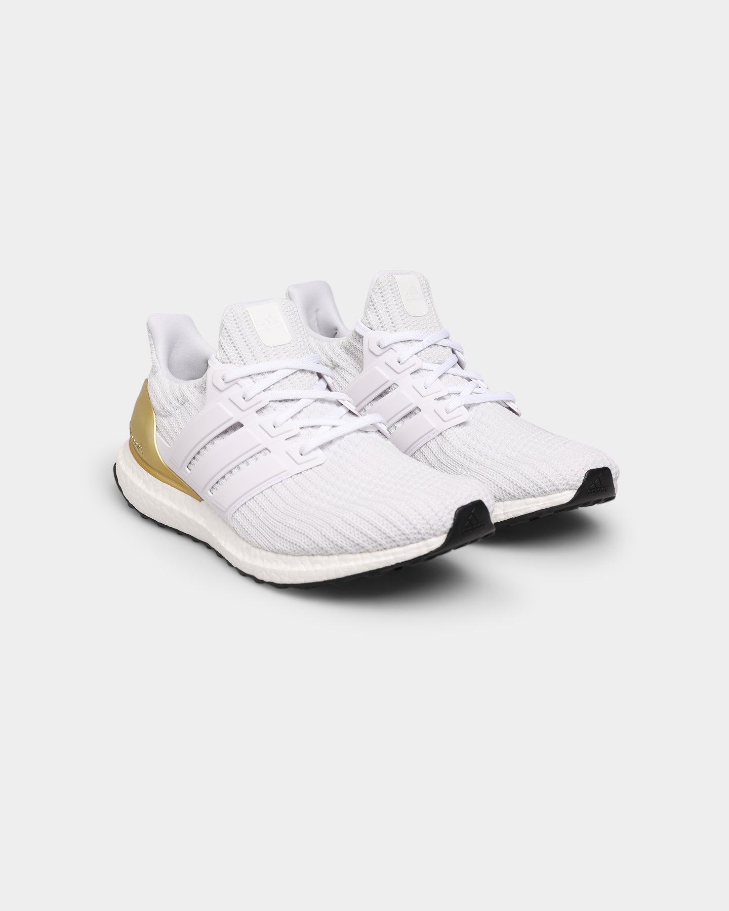 Adidas Ultraboost 4.0 DNA Running Shoes - Cloud White/Cloud White/Gold Metallic - Lightweight & Comfortable for Men & Women - Perfect for Jogging, Gym Workouts & Daily Wear