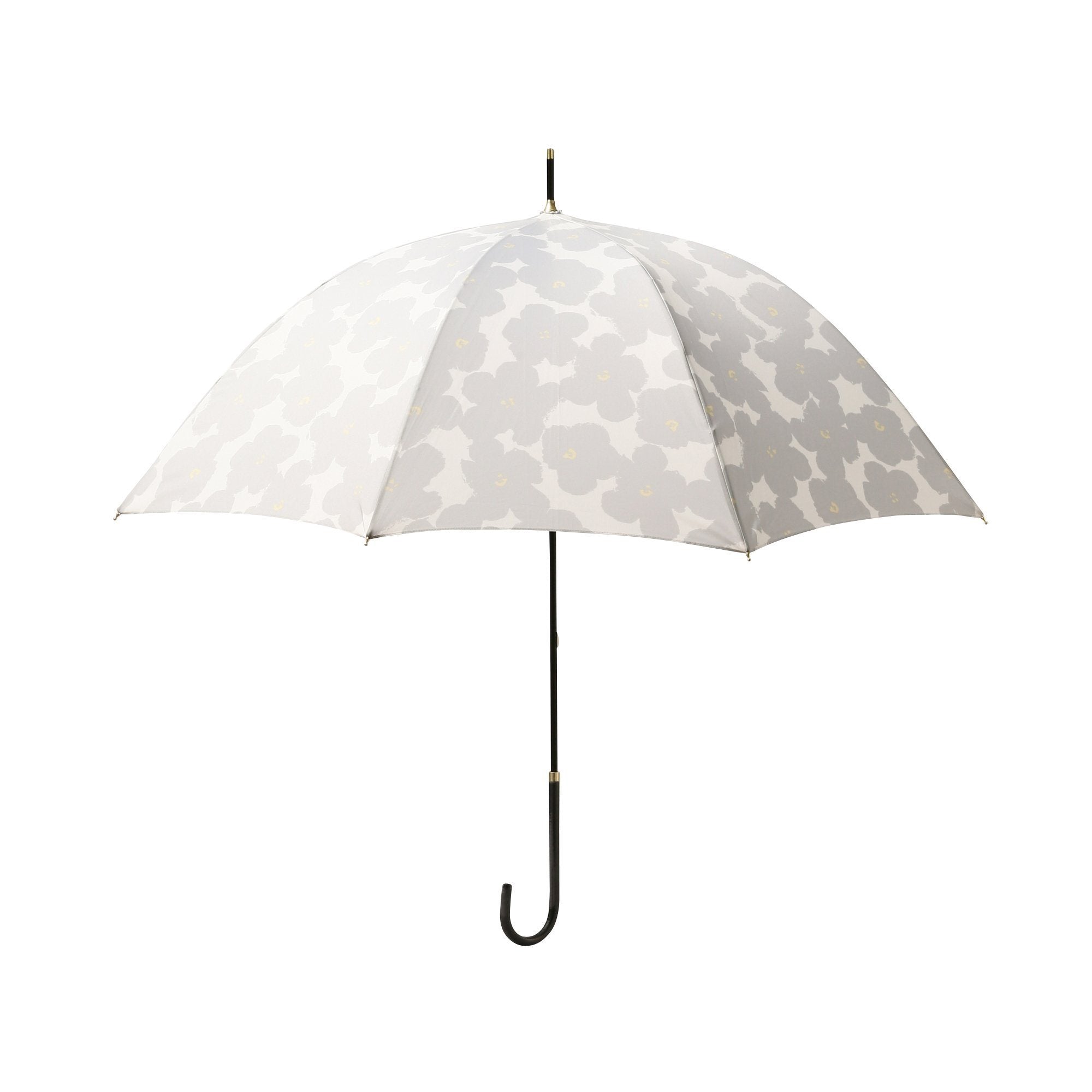 Hana Print Umbrella 58Cm Gray - Stylish Rain Protection for Women & Men, Perfect for Outdoor Activities, Commuting, and Travel