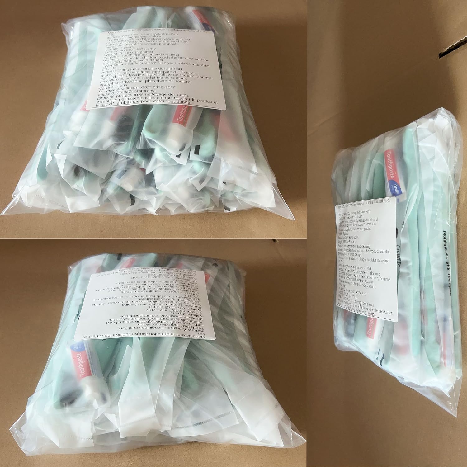 30 Pack Eco-Friendly Disposable Toothbrushes with Toothpaste - Individually Wrapped Travel Dental Care Kit for Travel, Hotels, Nursing Homes & Charity Donations | Bulk Oral Hygiene Supplies for On-the-Go & Emergency Situations