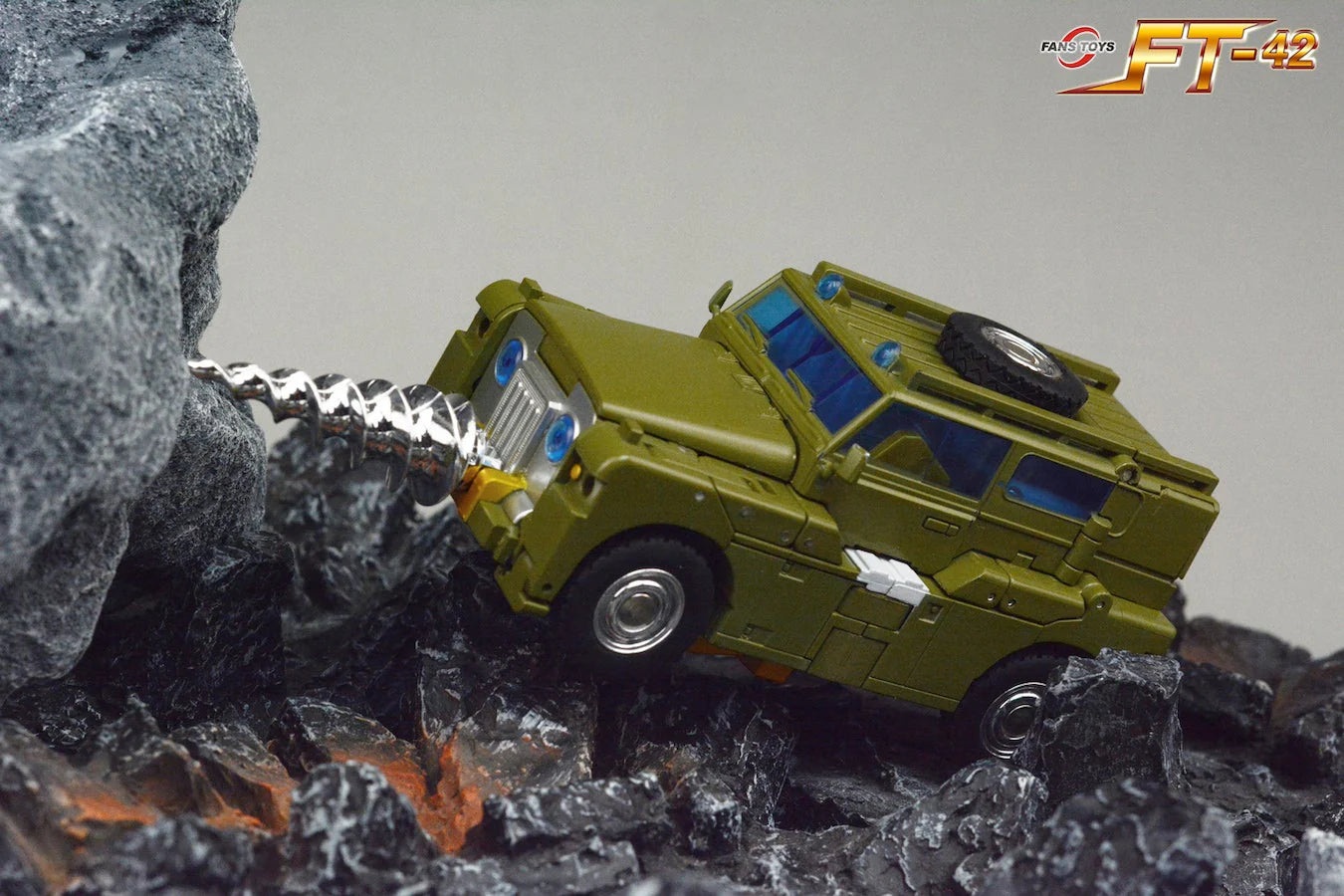 Fans Toys FT 42 Hunk Action Figure - Highly Poseable Collectible Model for Transformers Fans | Perfect for Display, Photography, and Gifting