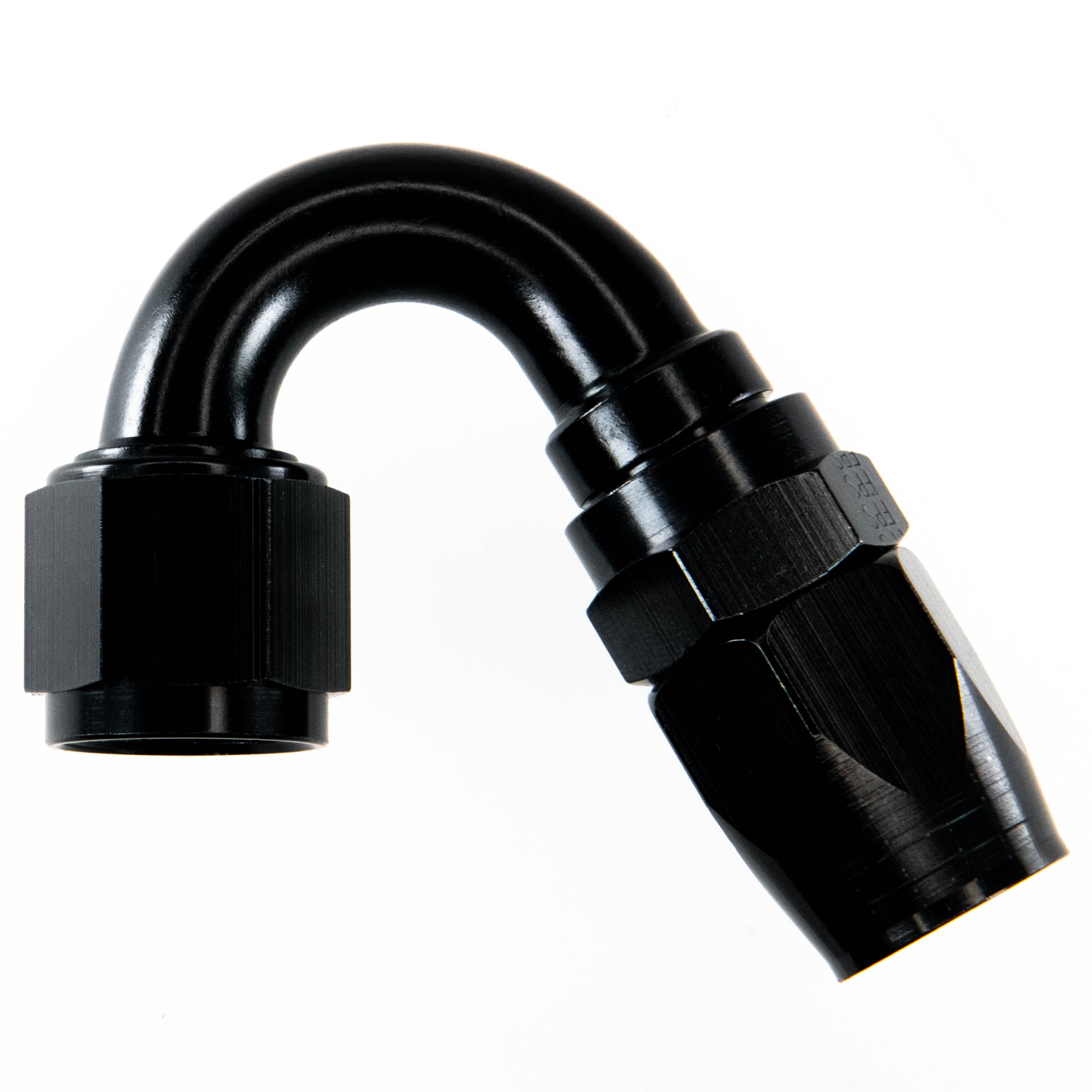 Fragola 8 AN 150° Hose End Fitting 231508 BL - High Performance Fuel & Oil Hose Connector for Automotive, Marine & Industrial Applications