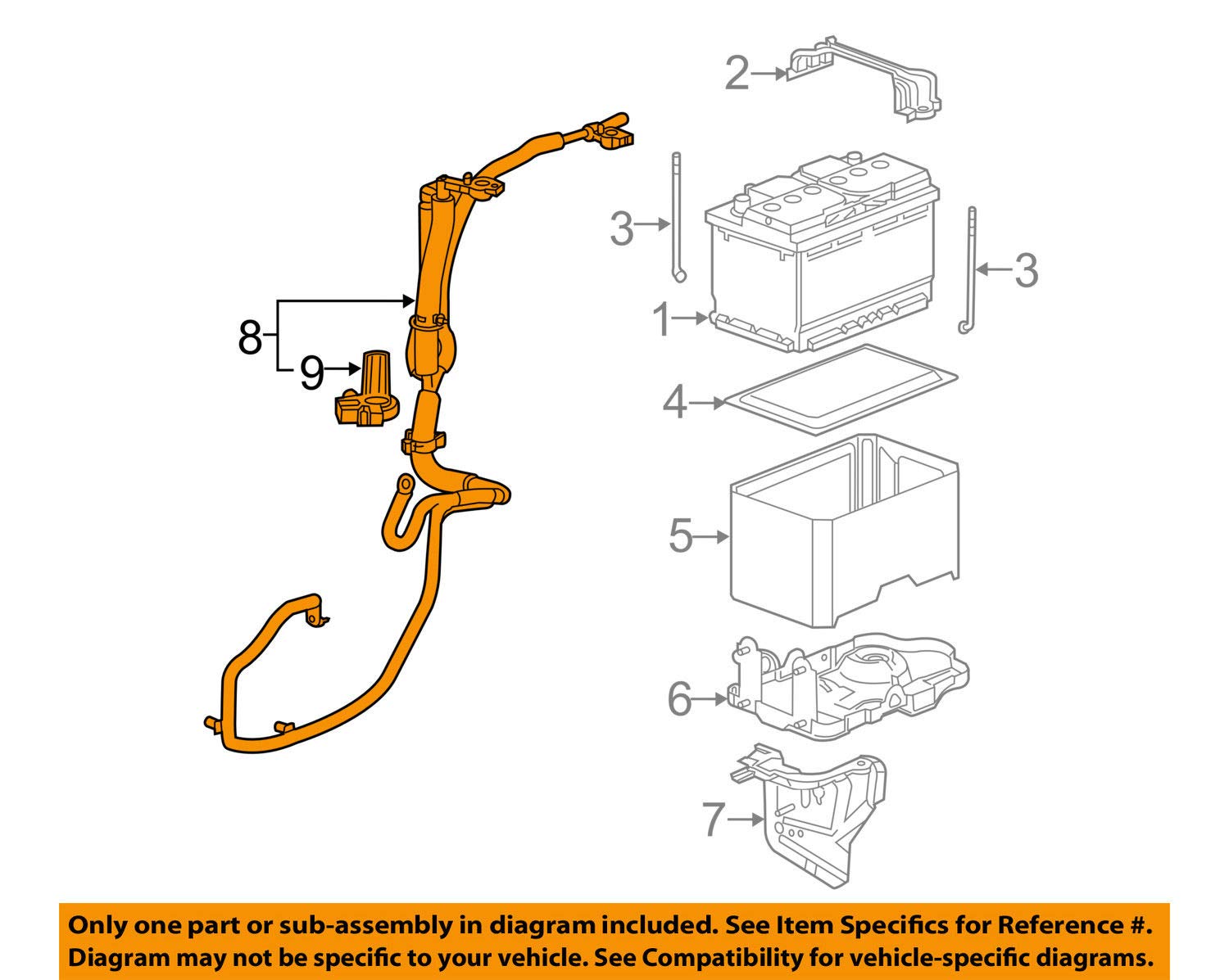 General Motors 22908602 Battery Cable Harness - OEM Replacement Part for GM Vehicles | Perfect for Electrical System Repairs & Upgrades