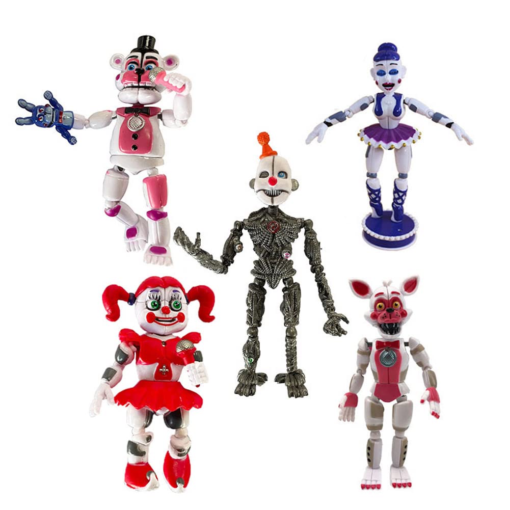 LUNK 5-Piece Five Nights at Freddy's Action Figure Set - 5.5