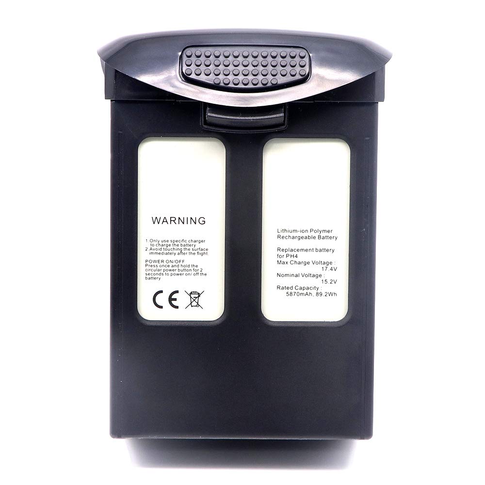 DJI Phantom 4 Pro/Advanced Battery Replacement - 15.2V 5870mAh LiPo4S High Capacity Drone Battery for Phantom 4 Series (V2.0) | Compatible with Phantom 4 Pro Night Edition | Perfect for Aerial Photography, Mapping & Extended Flight Time