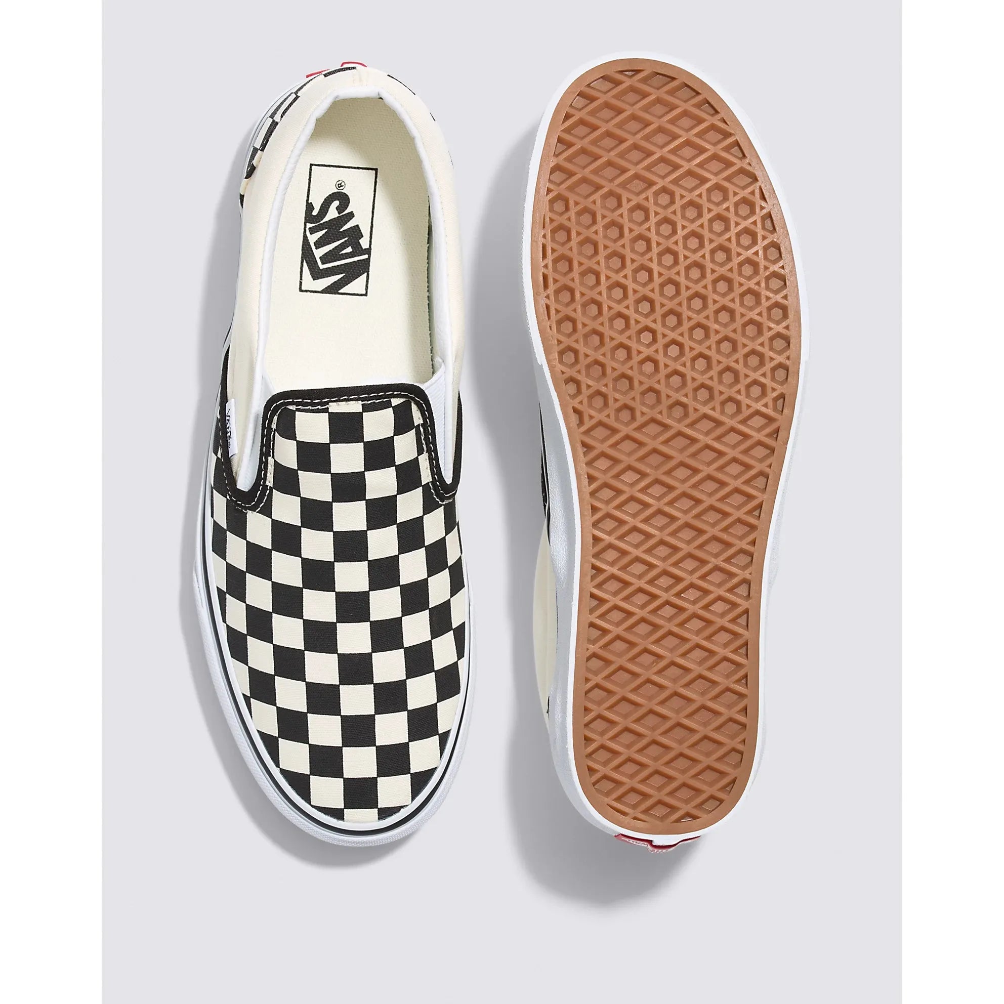 Vans Classic Slip-On Checkerboard Sneakers - Black & White Skate Shoes for Men & Women | Casual Streetwear, Skateboarding, Everyday Comfort