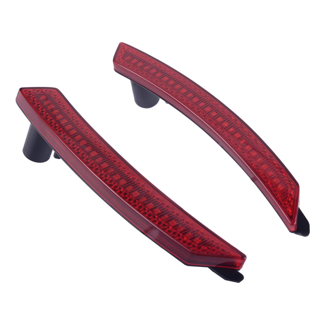 Beler 2PCS Red Lens LED Side Marker Light Lamp for Mini Cooper R55 R56 R57 R58 R59 R60 R61 - Replacement for 63132751333/63132751334 - Enhance Night Visibility & Style