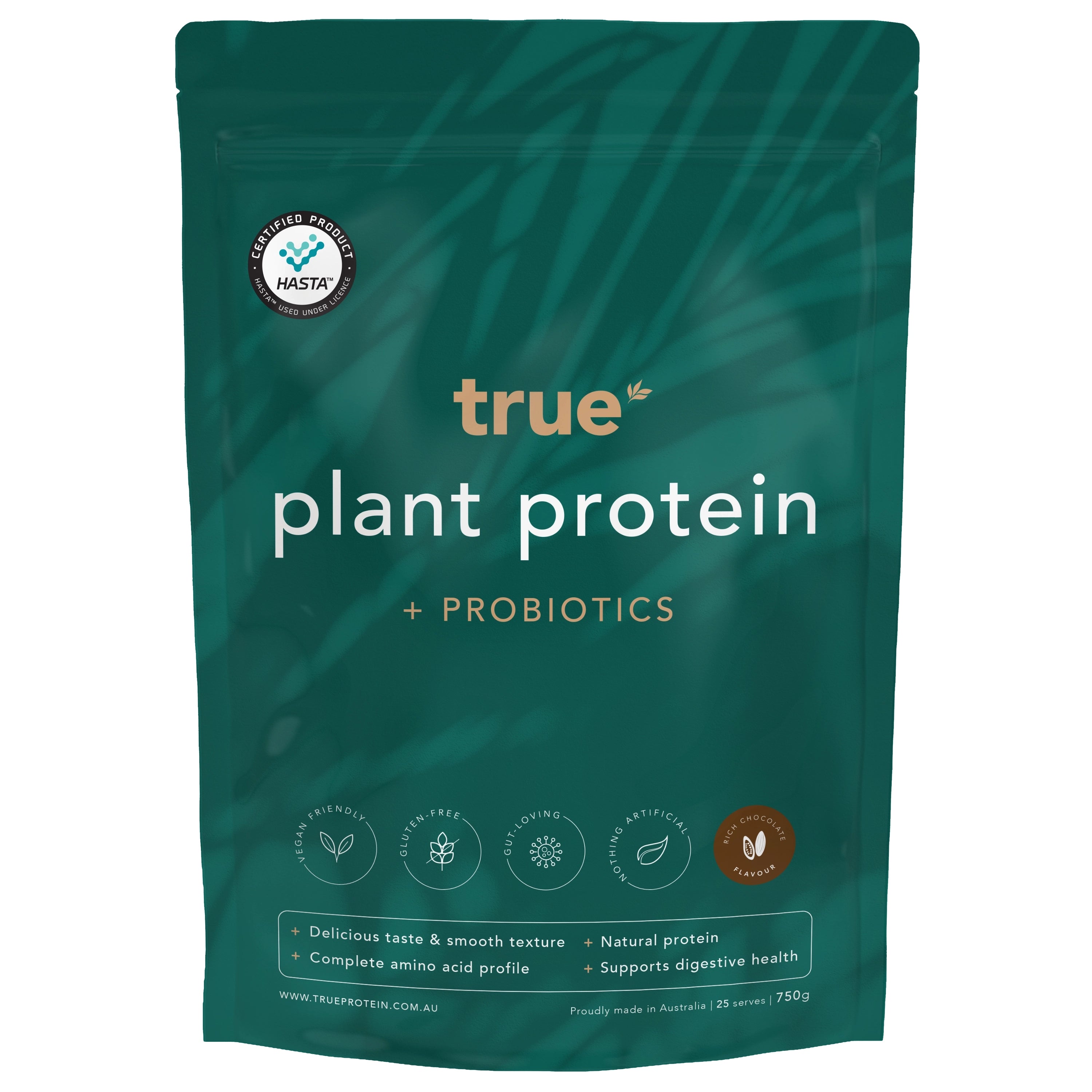 HASTA Plant Protein Powder - Vegan Protein Supplement for Muscle Recovery & Weight Loss - Perfect for Smoothies, Baking & Post-Workout Nutrition