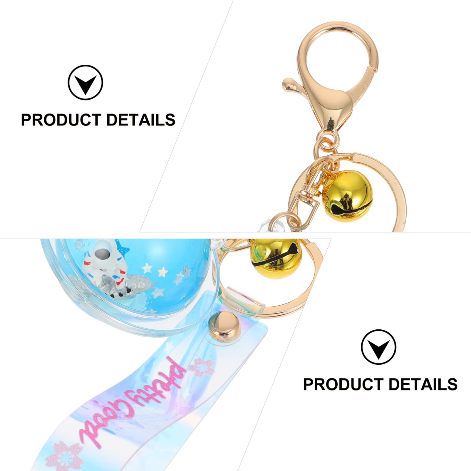 PRETYZOOM Astronaut Doll Keychain - Sand-Filled Car Key Holder, Bag Pendant & Decorative Key Ring | Perfect for Car Keys, Backpacks, Gifts & Space-Themed Decor
