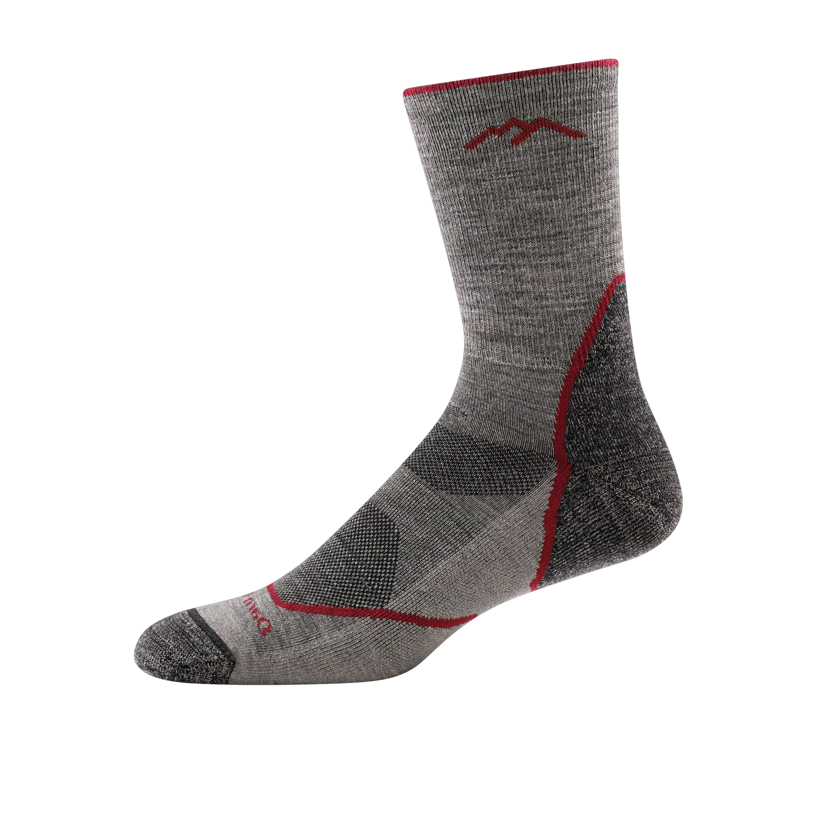 Darn Tough Light Hiker Lightweight Micro Crew Cushioned Socks for Men - Hiking & Outdoor Activities - Comfortable Trekking Socks in Taupe Color