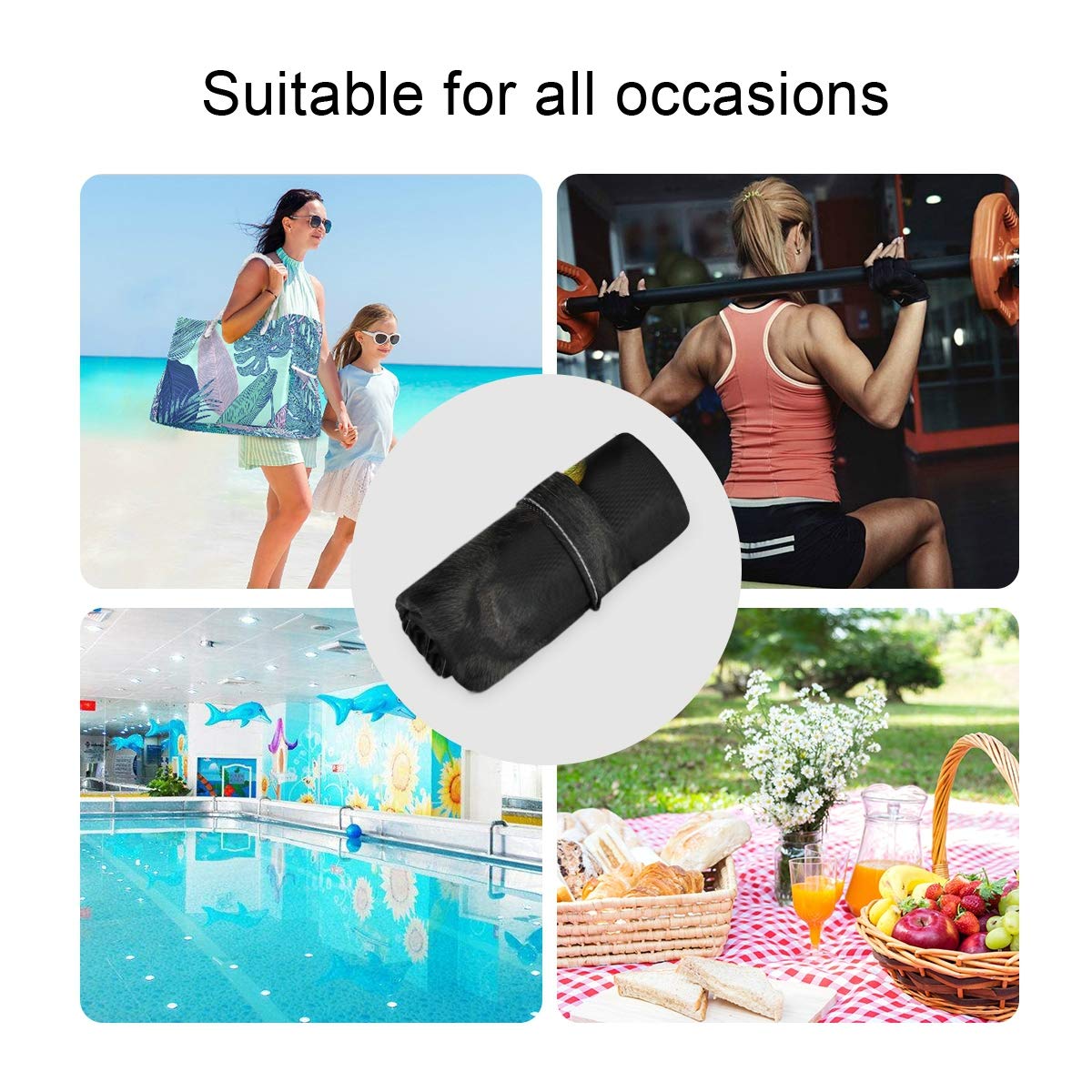 Waterproof Wet Dry Bag 2 Pack - Travel & Swim Essentials