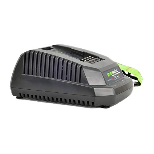 Greenworks 40V Lithium-Ion Battery Charger for Cordless Lawn Mowers & Power Tools - Fast Charging, Compatible with 29692 Model - Perfect for Home Garden & Yard Maintenance