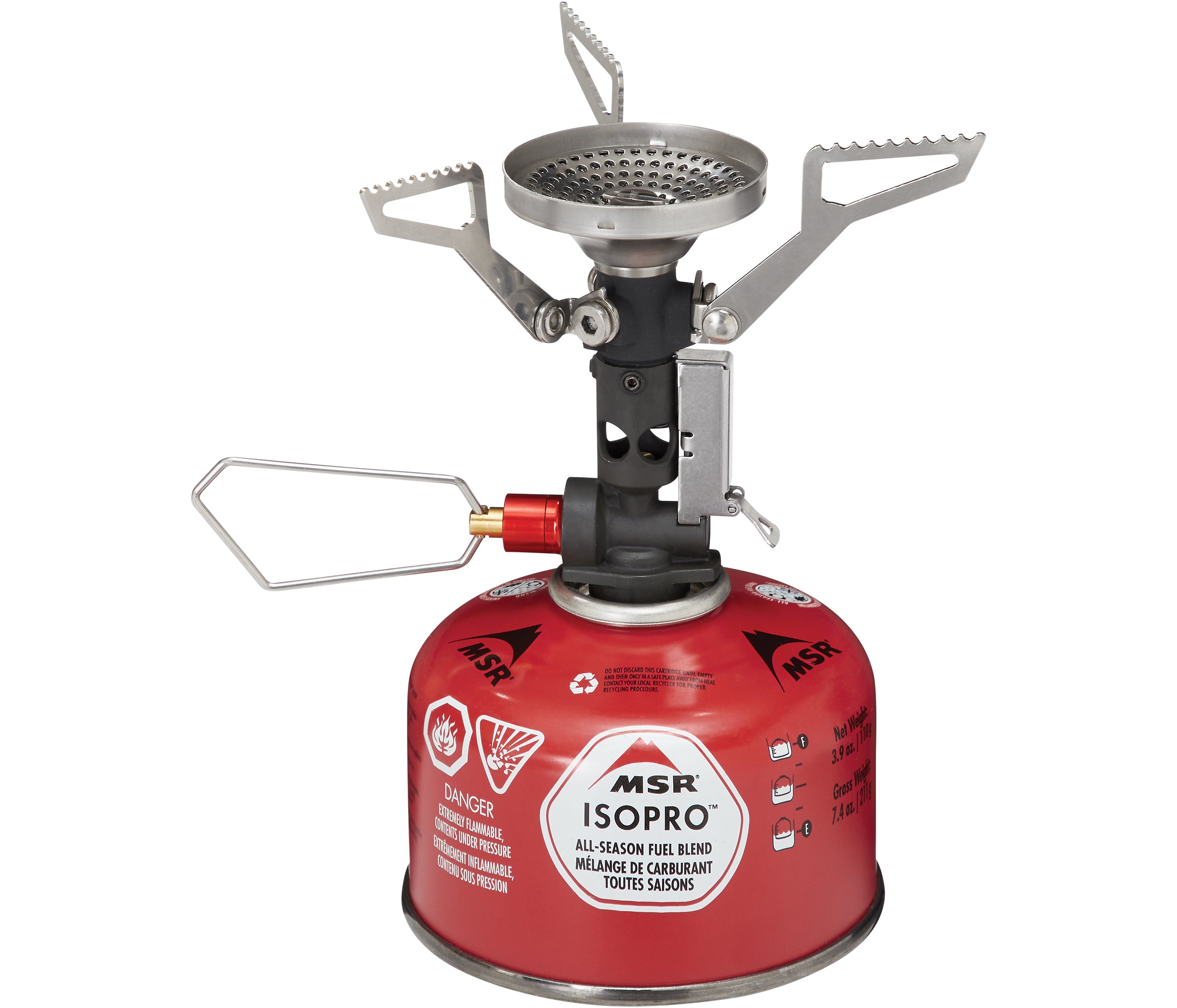 MSR Pocket Rocket Deluxe Ultralight Backpacking Stove - Compact Camping Gas Burner for Hiking, Backpacking & Outdoor Adventures - Perfect for Boiling Water & Cooking Meals on the Go