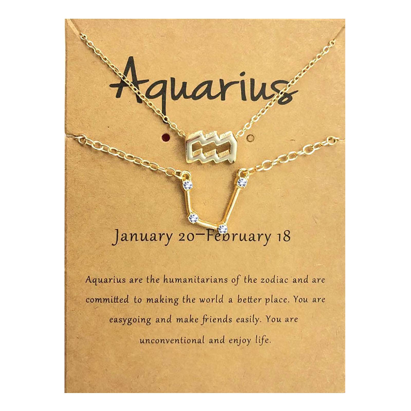 Trendy Layered Chain Necklace Set for Women - Diamond Constellation & Zodiac Bracelet Combo with Double Choker Necklace (1A-K, One Size) | Perfect for Everyday Wear, Date Nights & Gift Giving