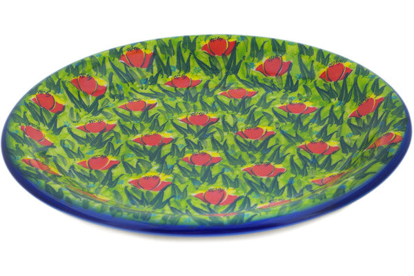 10-Piece Dinner Plate Set - Poppy Fever Floral Design - Elegant and Durable Porcelain Plates for Dining, Entertaining, and Special Occasions