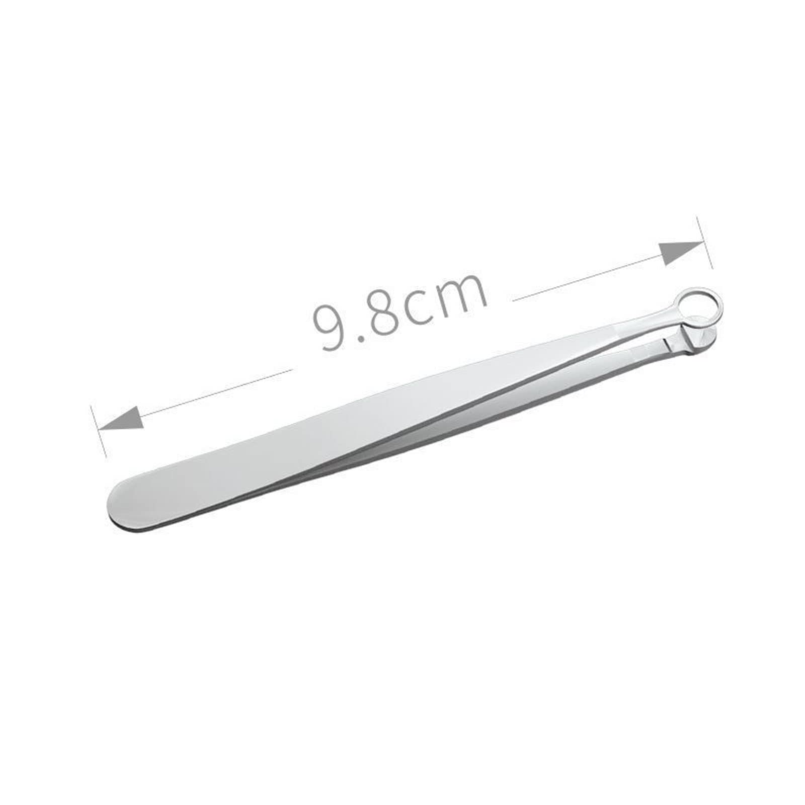Stainless Steel Hair Removal Tweezers - Universal Nose & Eyebrow Trimmer, Manicure & Makeup Tool for Precise Grooming | Perfect for Home, Salon, and Travel Use