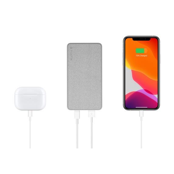 mophie 5000mAh Power Bank with USB-C - Portable Charger for iPhone, Android, AirPods & More | Perfect for Travel, Camping & Emergency Power Backup
