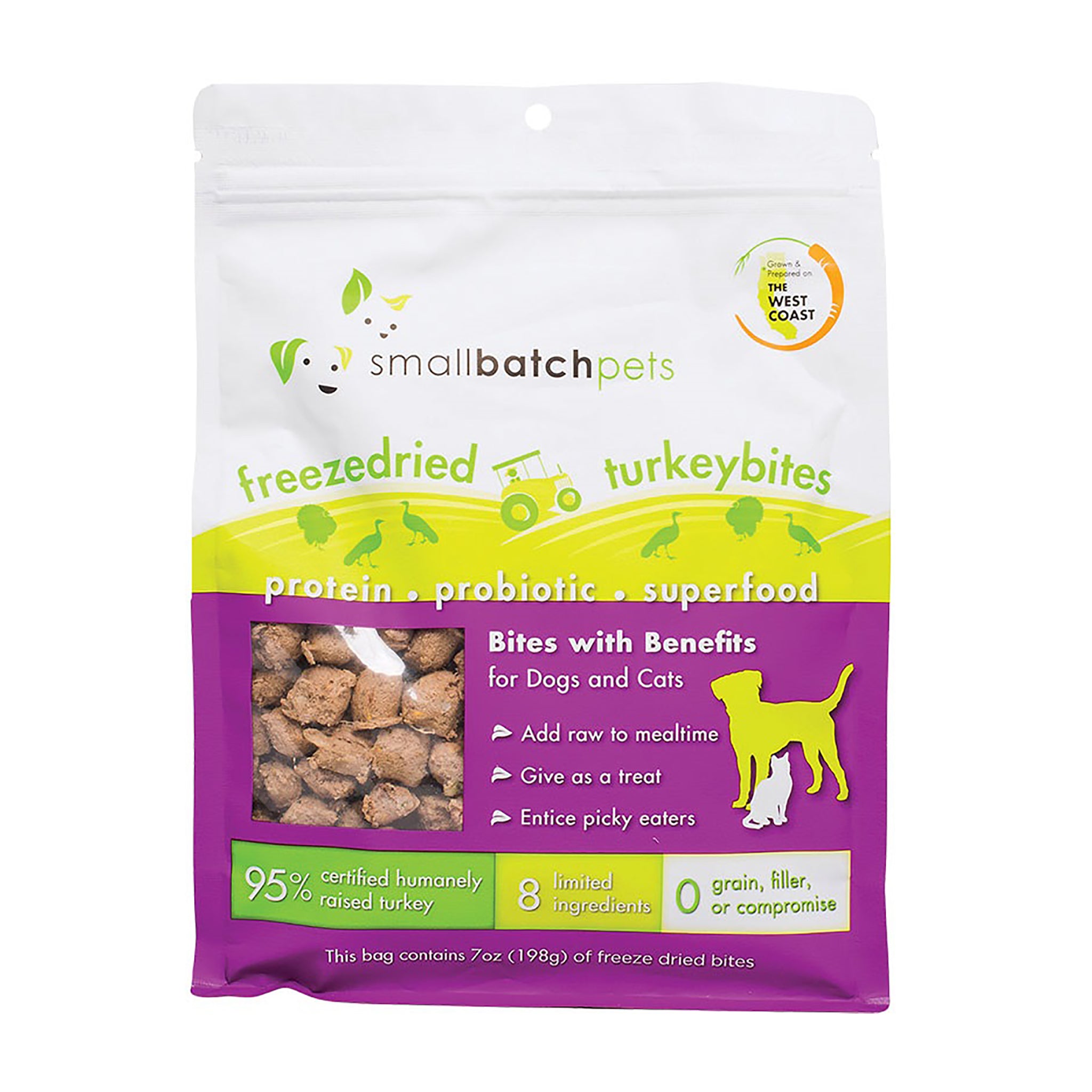 Premium Freeze Dried Turkey Dog Food Topper - High Protein Super Booster for Dogs | Perfect for Kibble Mixing, Training Treats & Senior Dog Nutrition