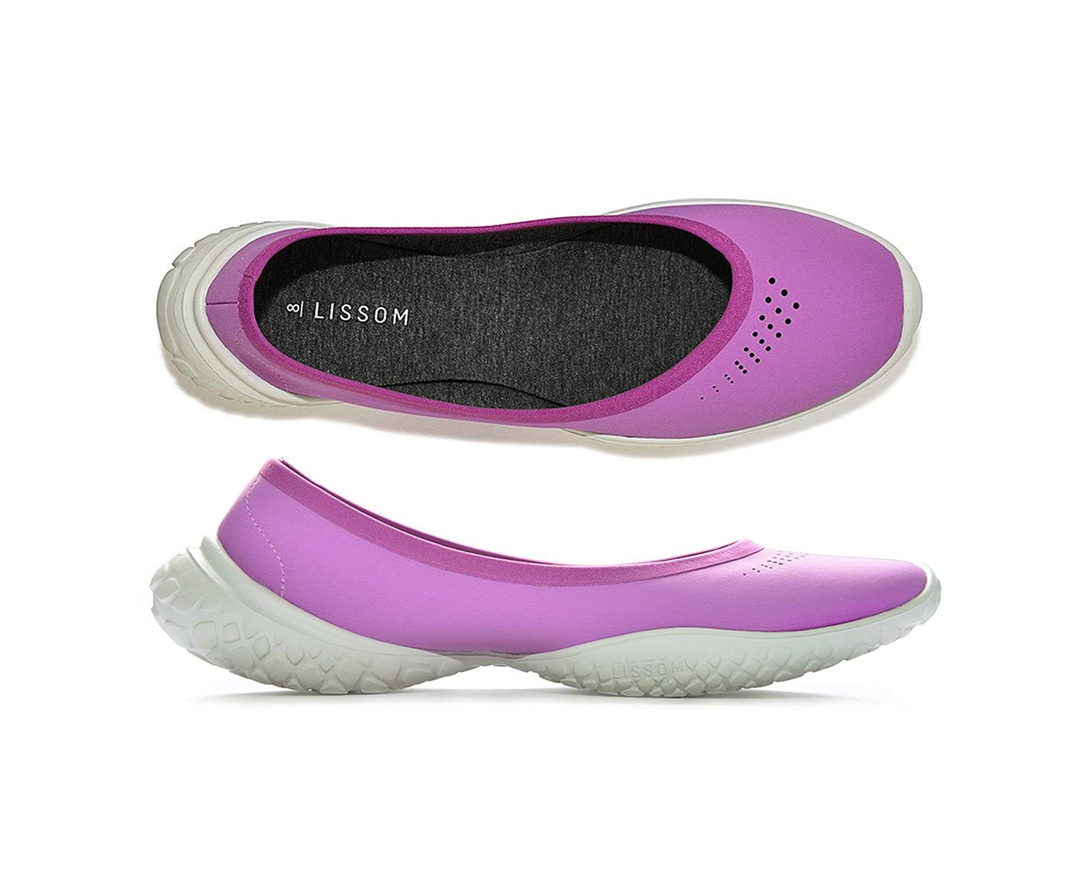 LISSOM Women's Ballet Flats - Lightweight Slip-On Comfortable Shoes with Stretchy & Flexible Design, Machine Washable for All-Day Wear | Perfect for Work, Travel, and Casual Outfits