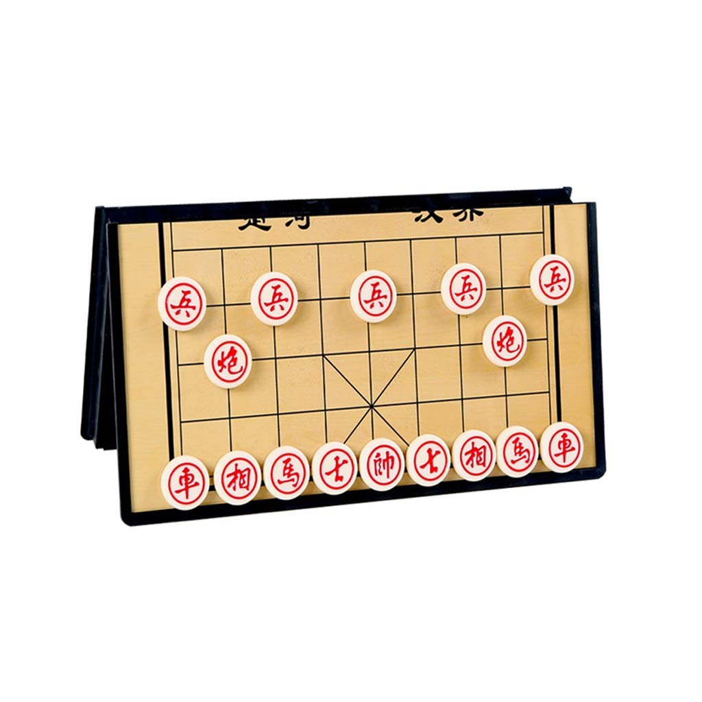 Magnetic Folding Chinese Chess Set - Portable Xiangqi Game with Traditional Pieces | Travel-Friendly Board Game for Adults & Kids | Perfect for Family Game Nights, Camping Trips & Office Breaks | Great for Indoor & Outdoor Activities, Gifts, and Educational Play (Medium Size) | Ideal for Chinese Culture Enthusiasts, Strategy Game Lovers & Classroom Learning Tools