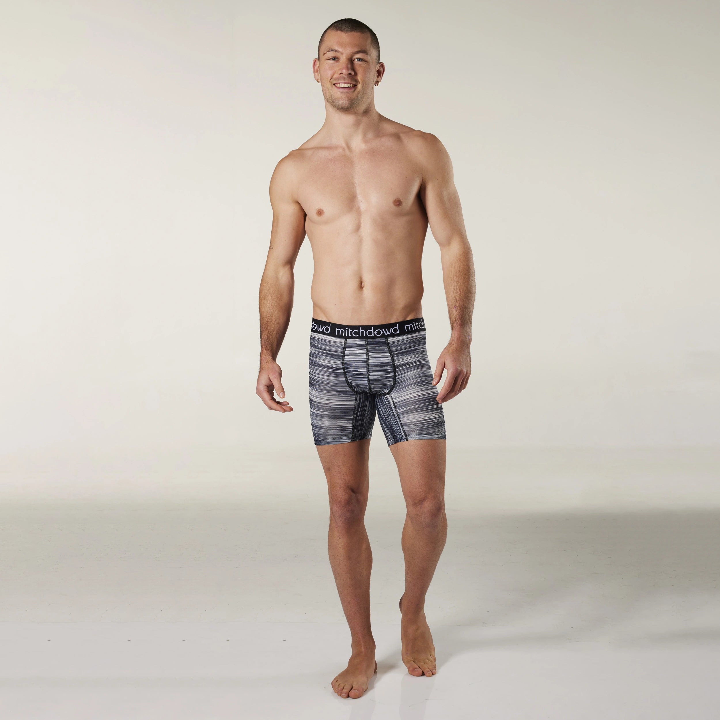 Men's Eco-Friendly Micro Recycled Repreve® Comfort Trunk 3-Pack (Black & White) - Soft Breathable Underwear for Everyday Wear & Travel