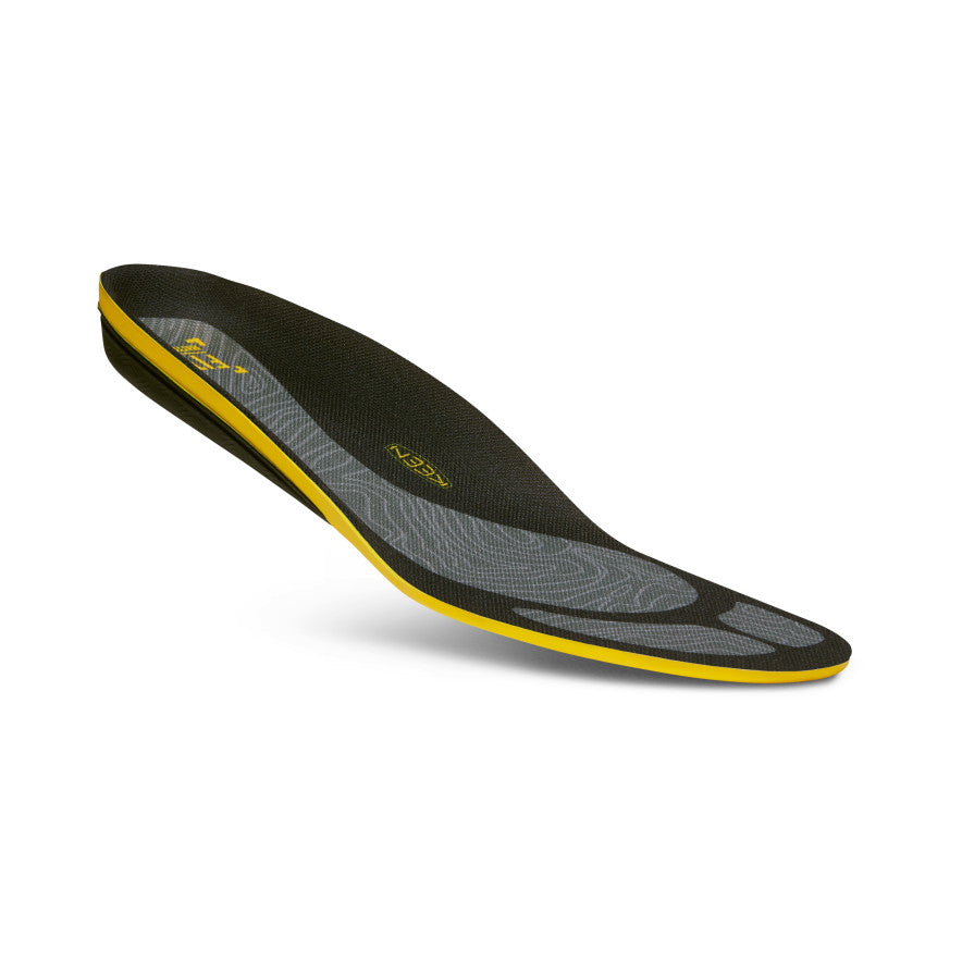 Men's Outdoor K 20 Plus Cushioned Insoles - Black | Shock Absorption & Arch Support for Running, Hiking & Work Boots