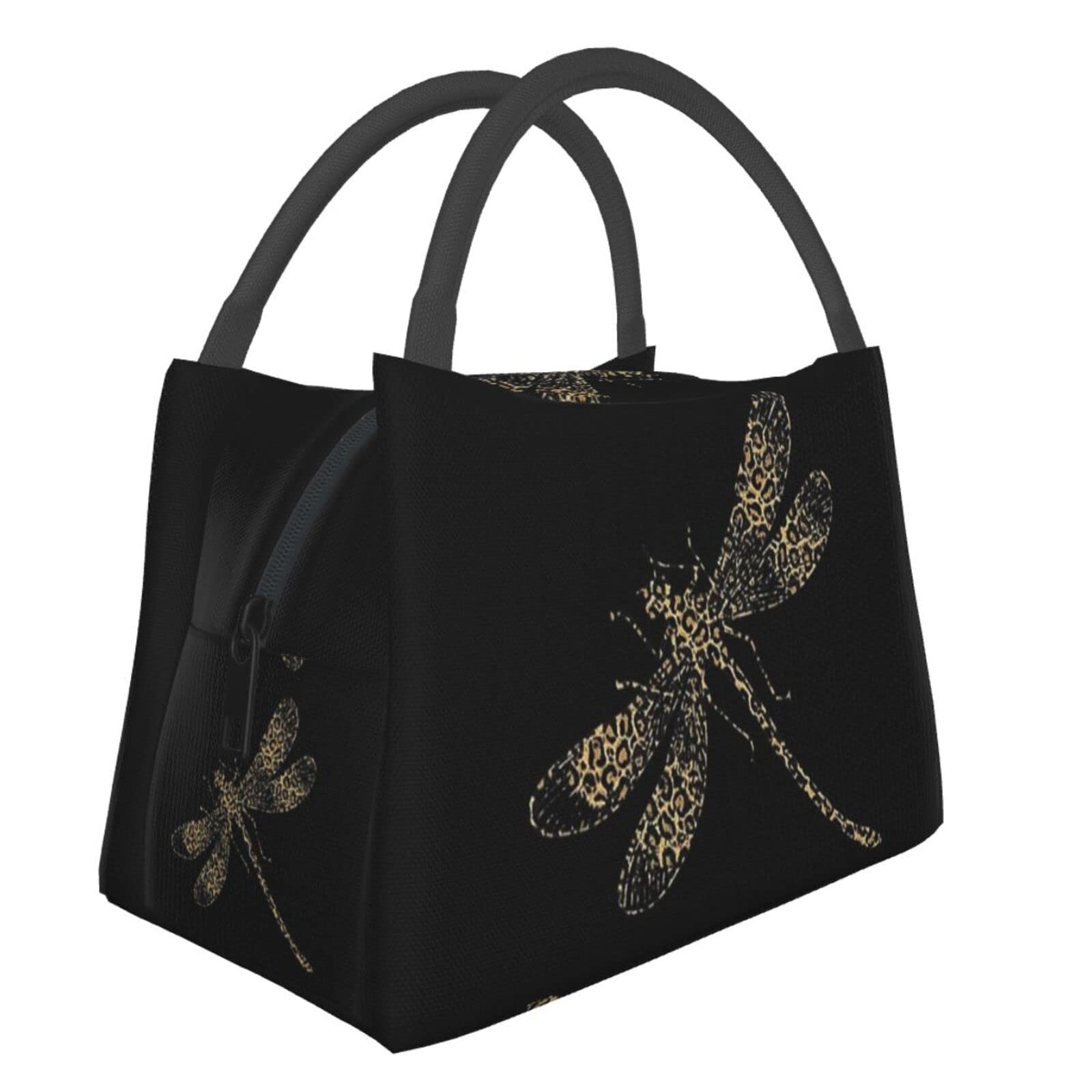 Insulated Dragonfly Lunch Bag for Women - Picnic & Work Meals