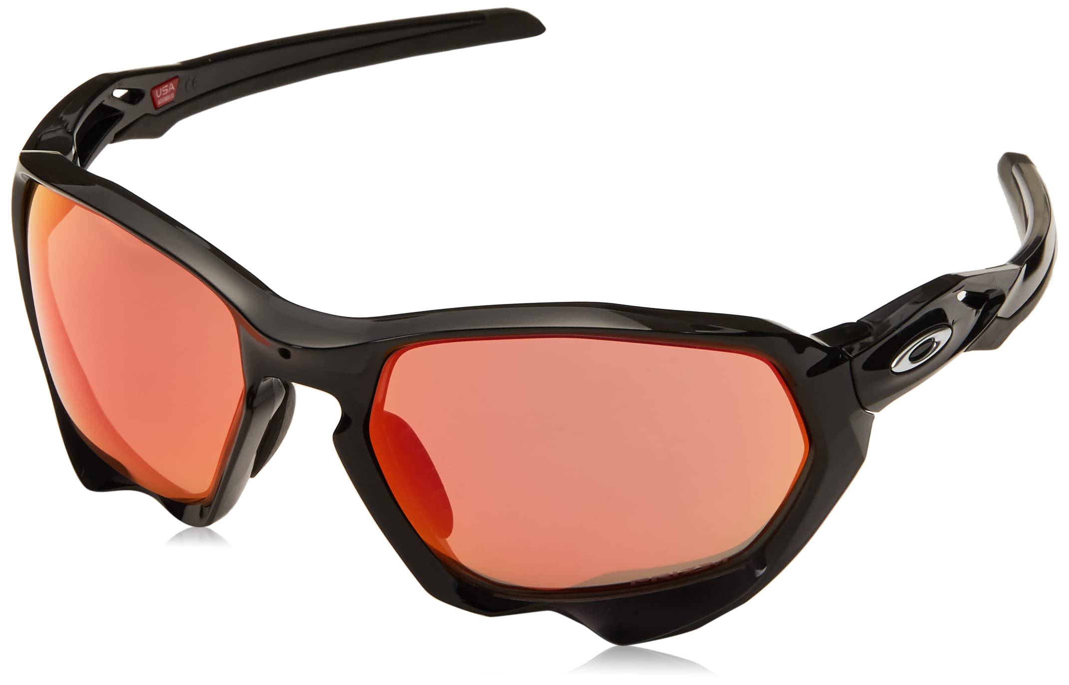 Oakley Men's Oo9019 Plazma Rectangular Polarized Sunglasses for Running, Driving & Outdoor Sports - UV Protection, Lightweight & Durable Frame