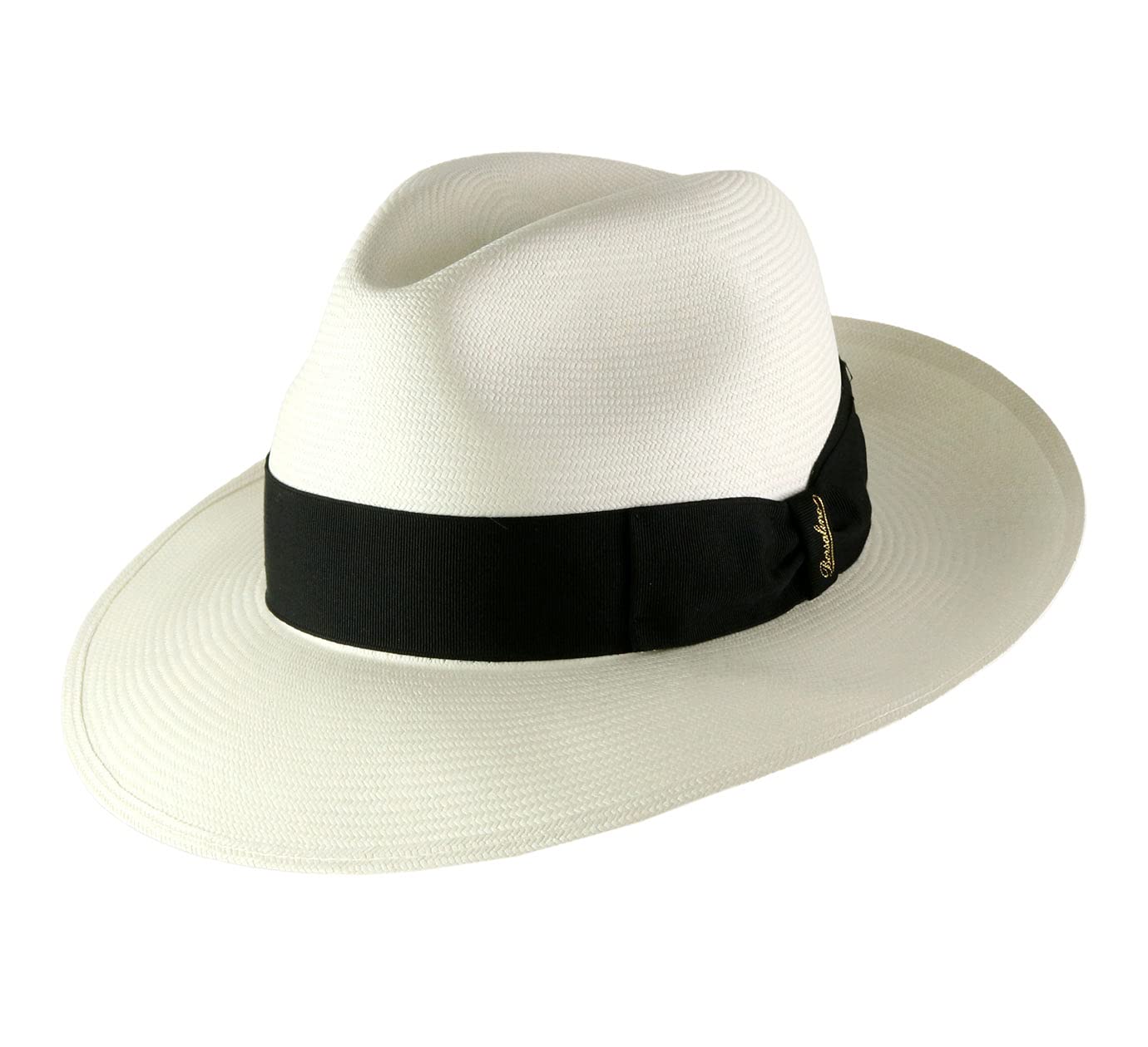 Borsalino Fidel Panama Hat for Men & Women - Wide Brim Sun Hat for Summer, Beach, Travel & Outdoor Activities
