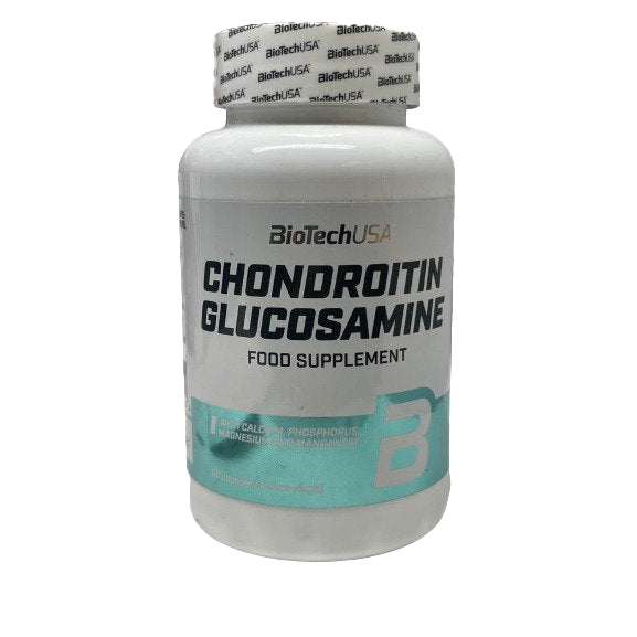 BioTechUSA Chondroitin Glucosamine Supplement - 60 Capsules for Joint Support & Cartilage Health | Ideal for Athletes, Seniors & Active Lifestyles