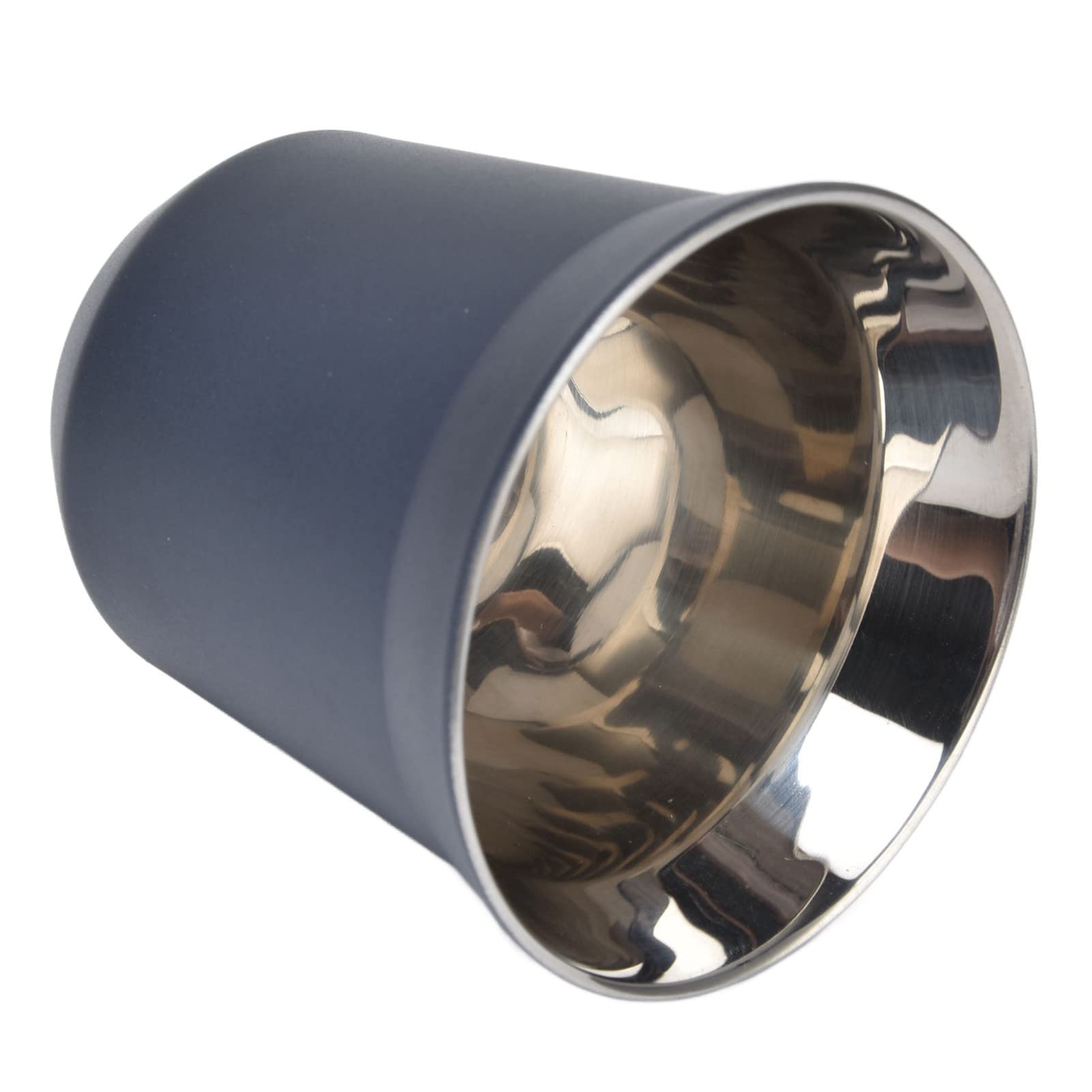 Premium Stainless Steel Travel Coffee Mug - 80ml Navy Blue, Insulated & Rustproof for Outdoor Camping, Hiking, Office & Daily Commute