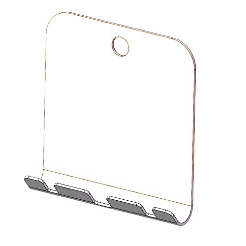 Perezy Fogless Shower Mirror - Anti-Fog Bathroom Mirror for Shaving & Grooming - Perfect for Steam Showers, Bathrooms & Travel Use
