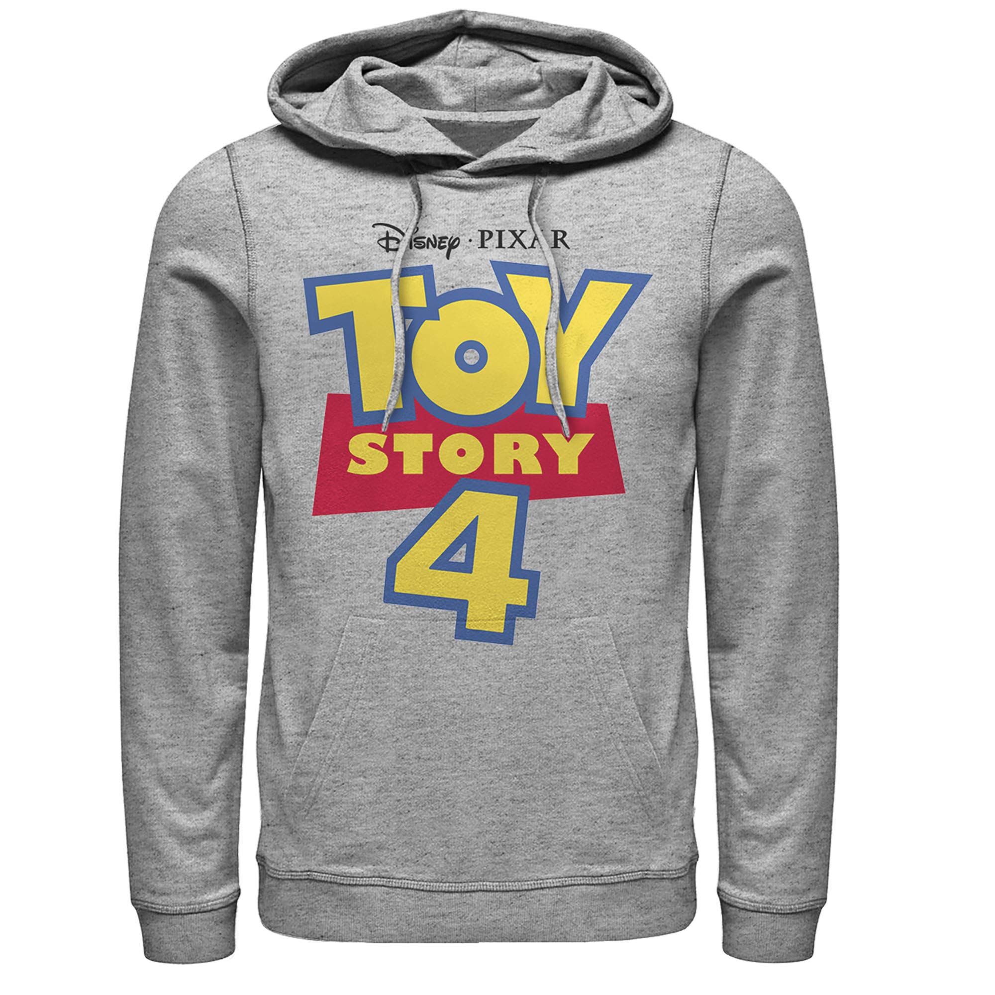 Men's Toy Story Bold Logo Pullover Hoodie - Soft & Comfortable Graphic Sweatshirt for Casual Wear, Gifts, and Disney Fans