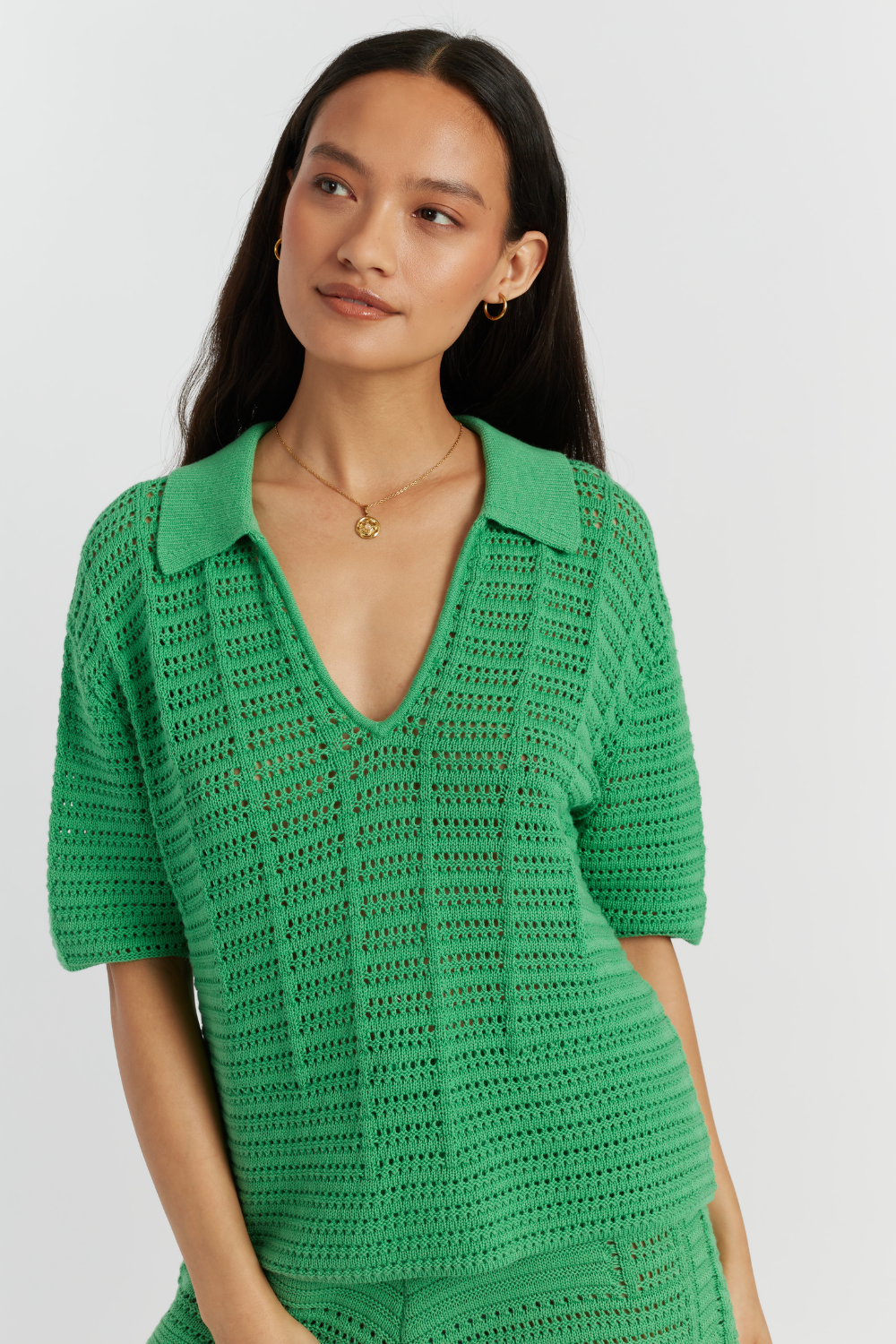 Eco-Friendly Cotton Crochet Shirt for Women - Summer Boho Beach Top - Perfect for Vacation, Music Festivals & Casual Outings