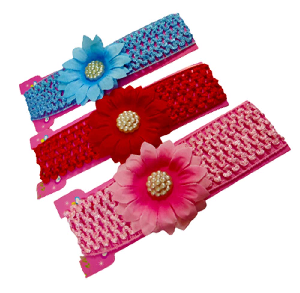 Avanti Creation 12-Pack Colorful Baby Girl Headbands - Soft Elastic Hair Bands for Toddlers & Kids - Perfect for Birthday Parties, Photo Shoots & Everyday Wear