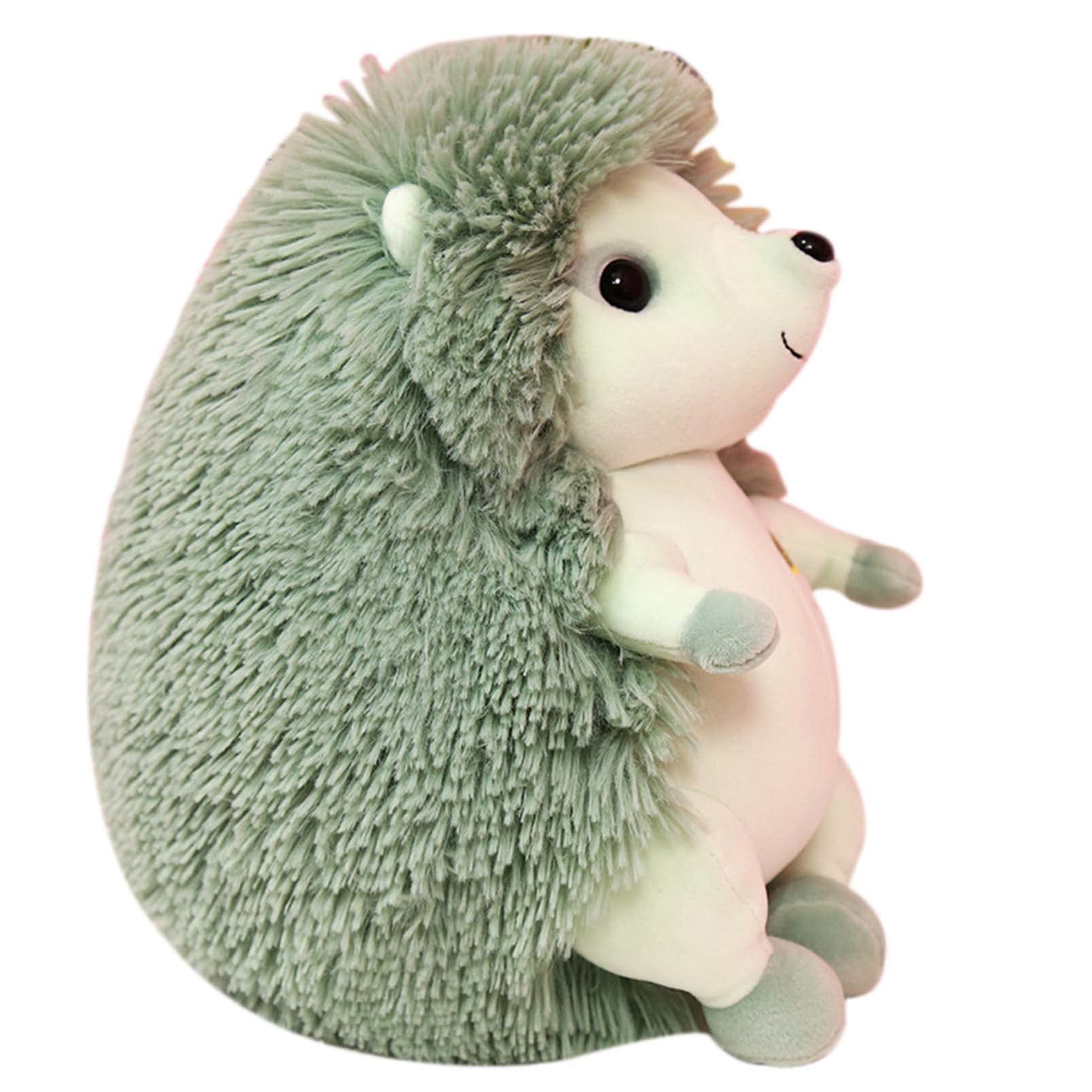 Cute Hedgehog Plush Toy - Soft Cartoon Animal Stuffed Doll, 9-Inch Green Desktop Decor, Perfect Gift for Kids, Girlfriend & Animal Lovers - Great for Bedroom Decor, Nursery Room, Birthday & Valentine's Day Presents