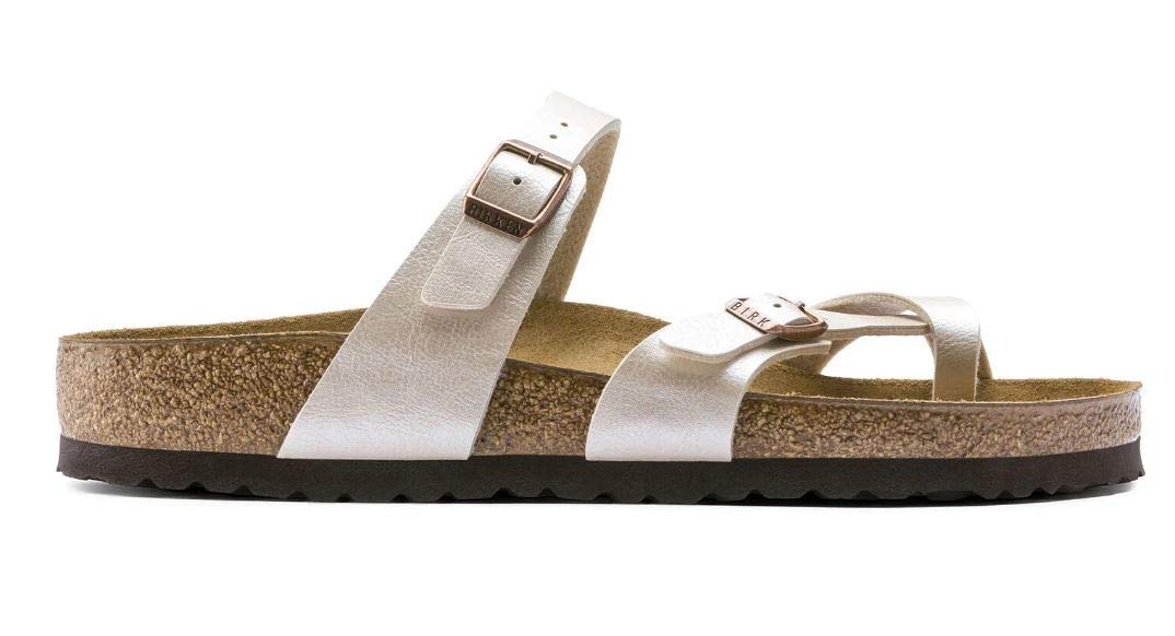 Birkenstock Women's Mayari Birko-Flor Sandals | Comfortable Cork Footbed | Adjustable Straps | Perfect for Summer, Beach & Casual Wear