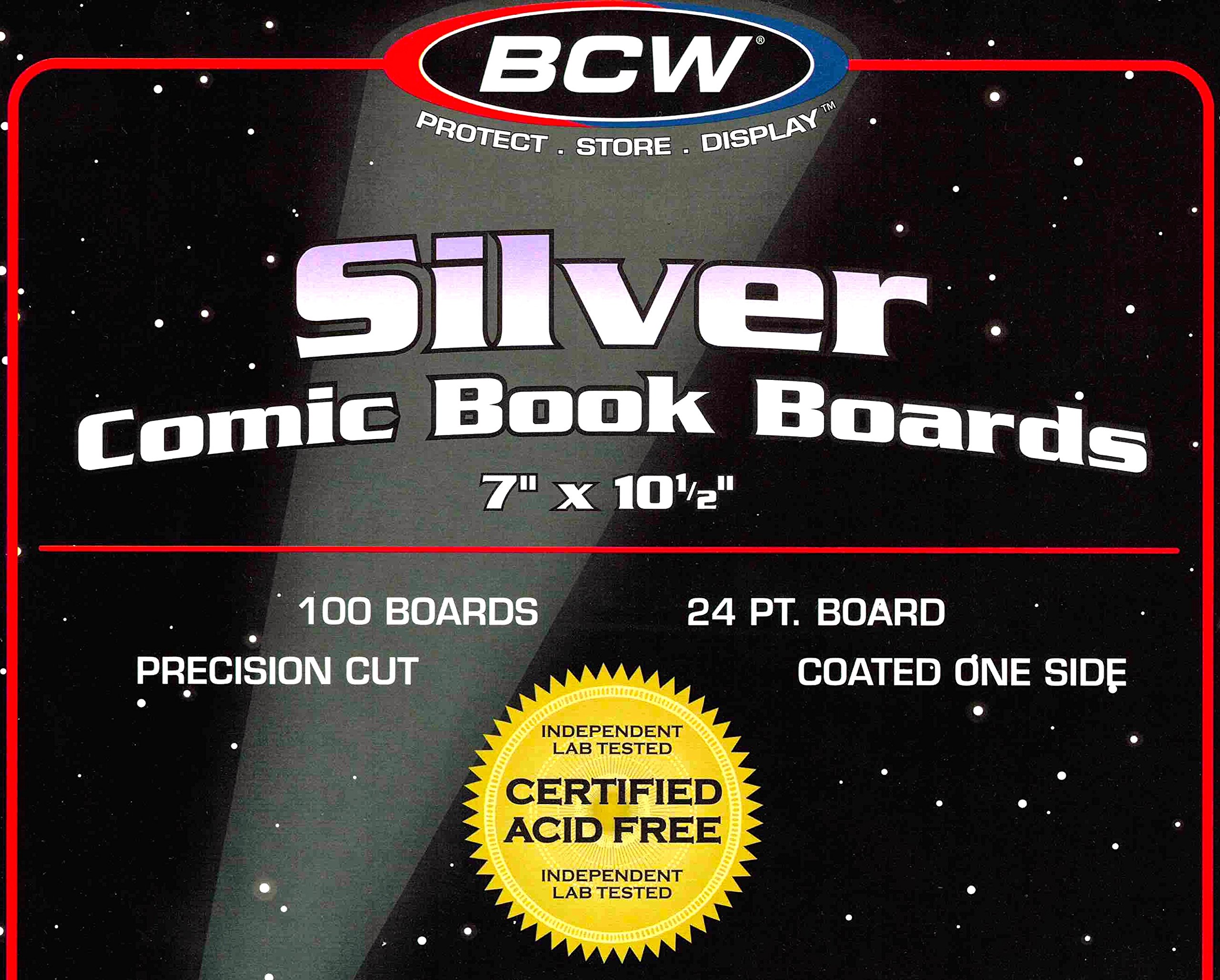 1000 Silver Age Comic Book Bags & Boards - Acid-Free Protection for Silver Age Comics (7.5