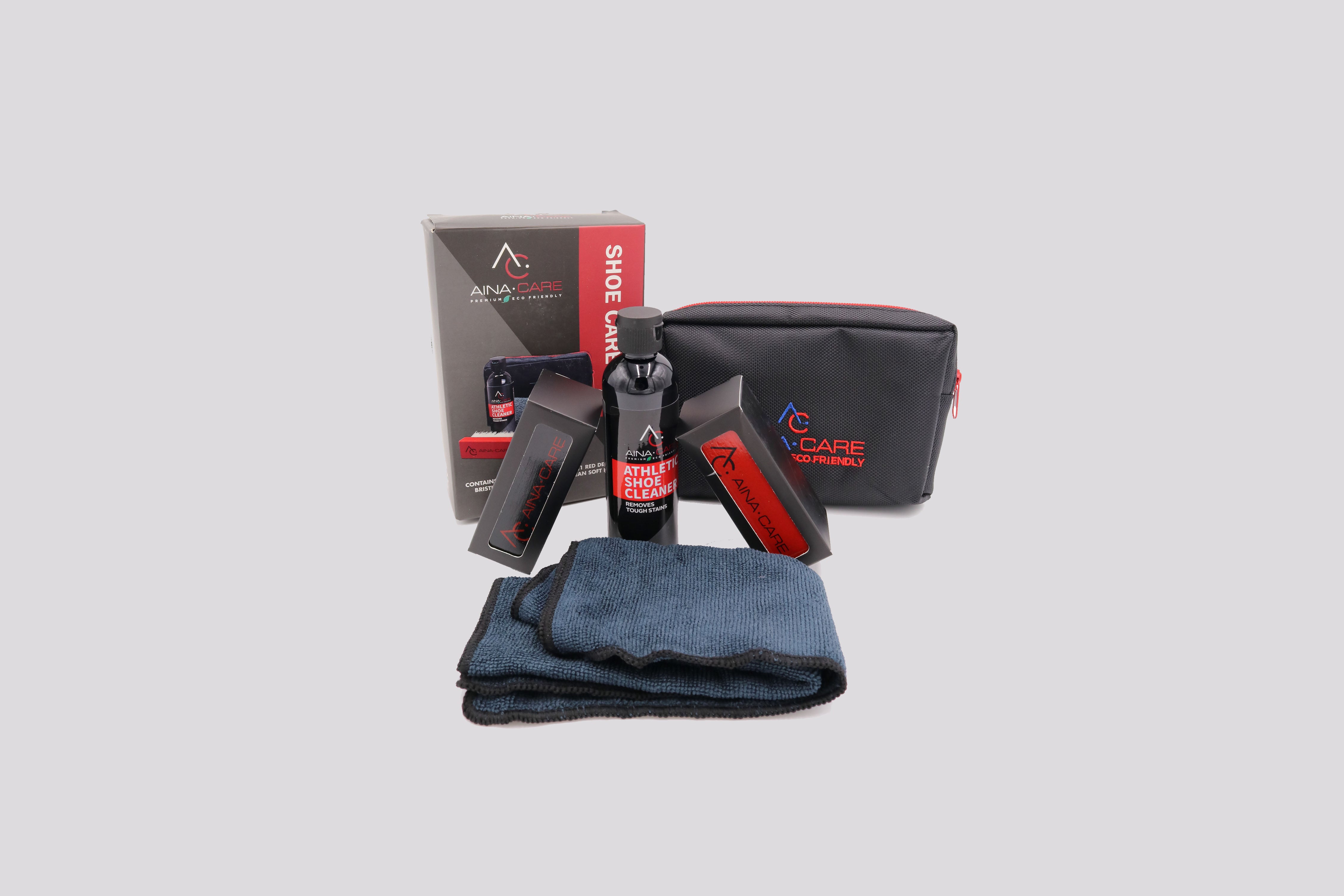 Premium Silver Shoe Care Kit - 5-Piece Polishing & Cleaning Set for Dress Shoes, Boots & Leather Accessories | Restores Shine & Protects | Perfect for Formal Events, Office Wear & Daily Maintenance